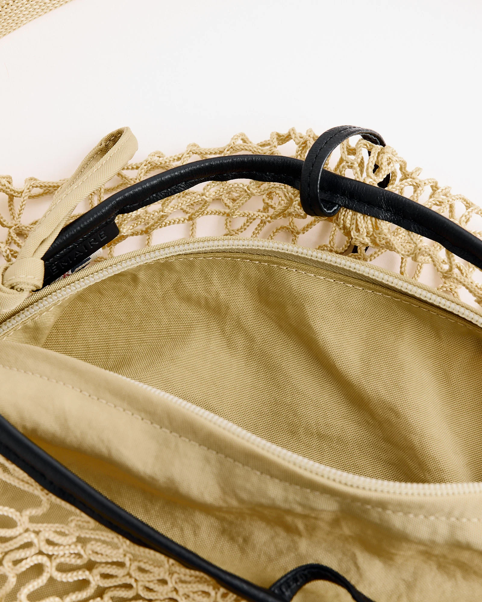 Fortune Croissant Filt Bag in Light Beige - Image 3