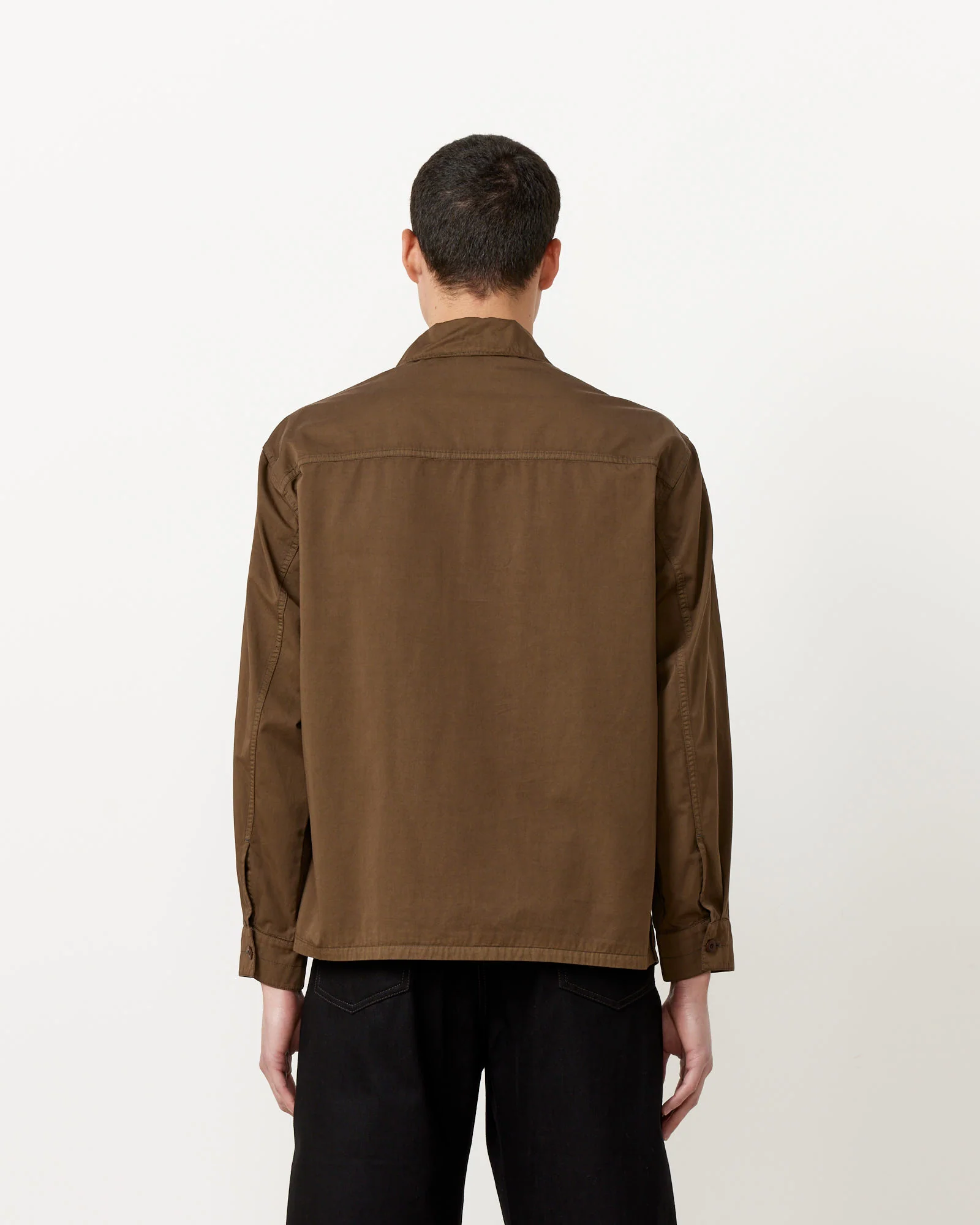 Pyjama Shirt in Dark Tobacco - Image 5