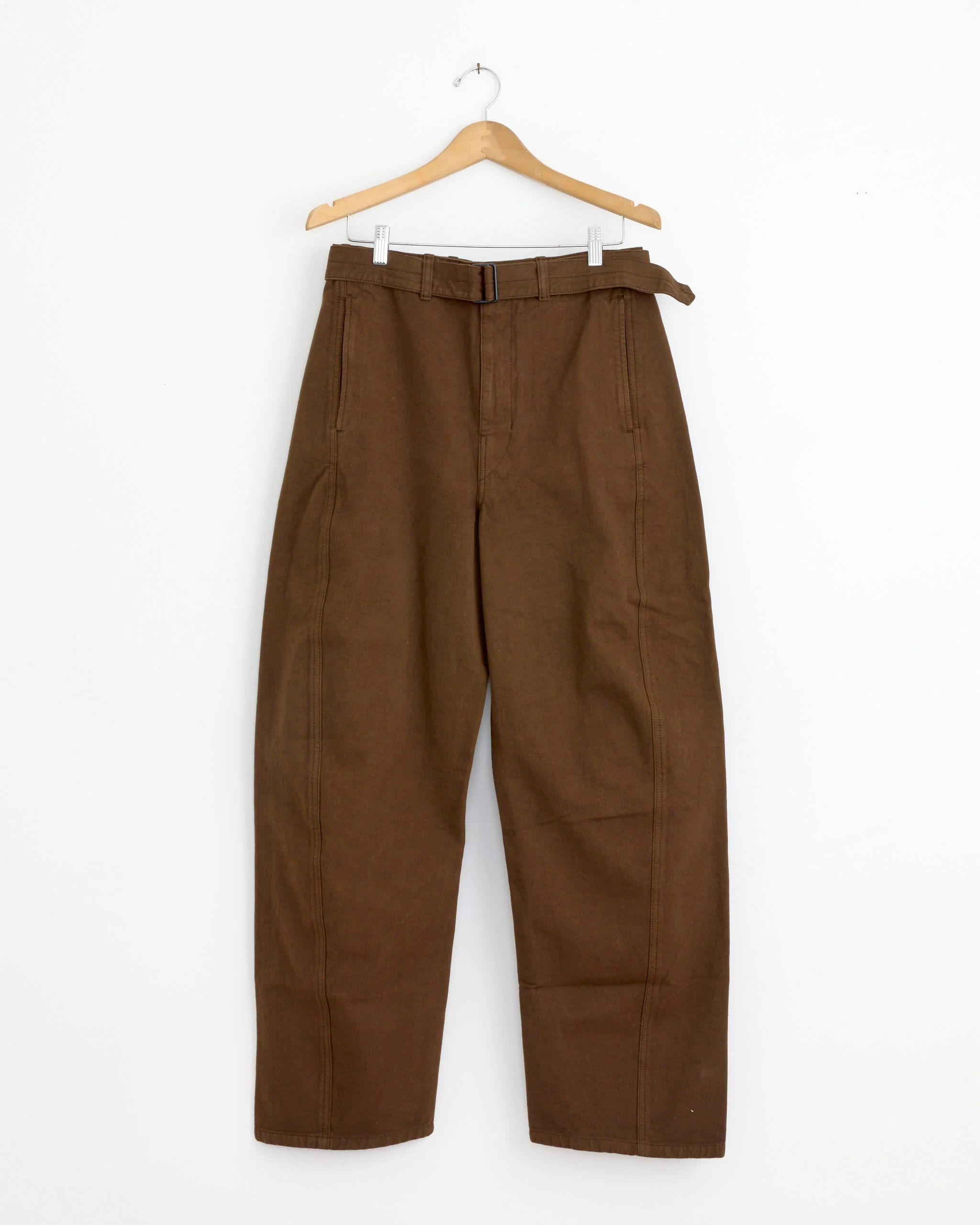 Twisted Belted Pant in Cacao