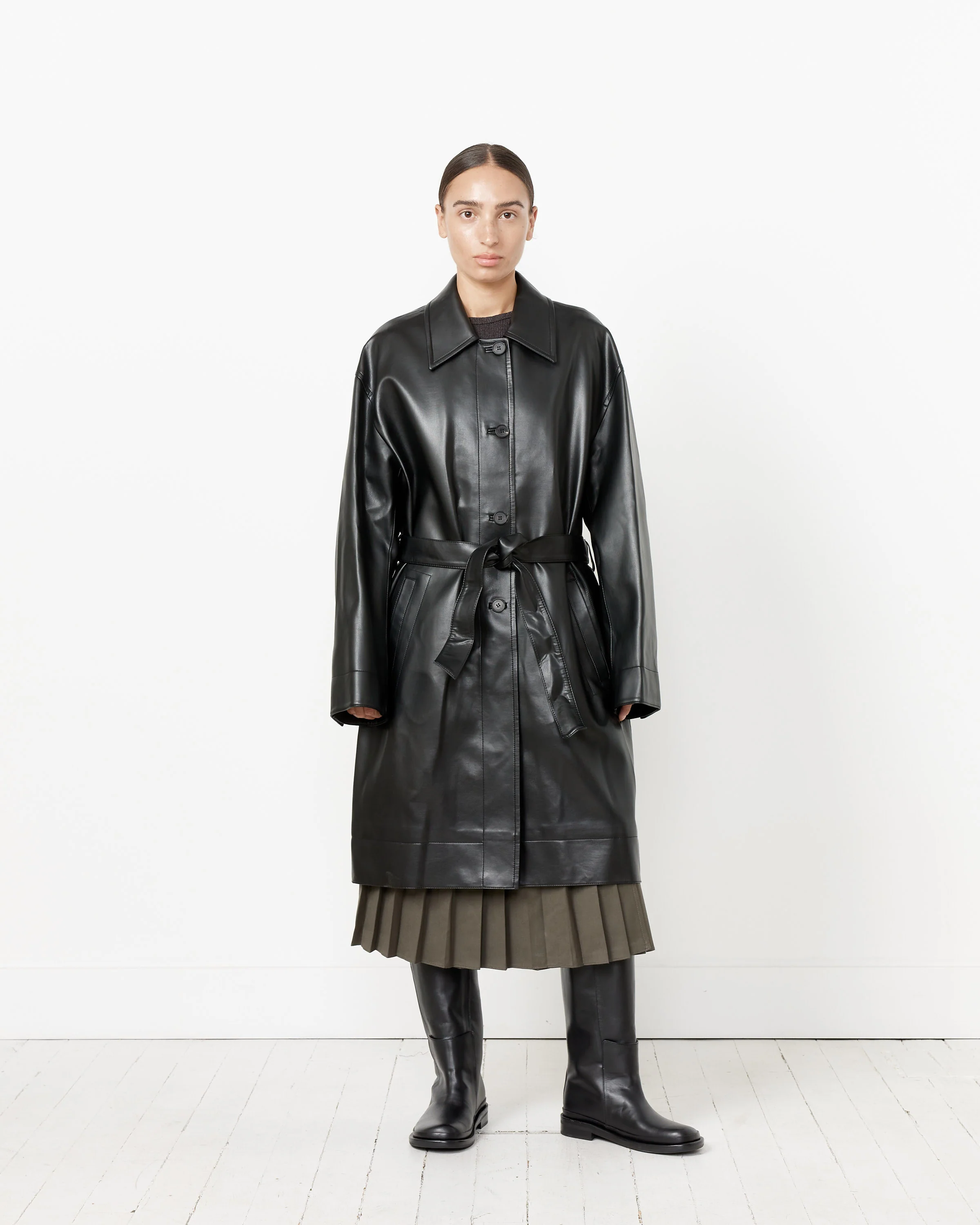 Leather Coat