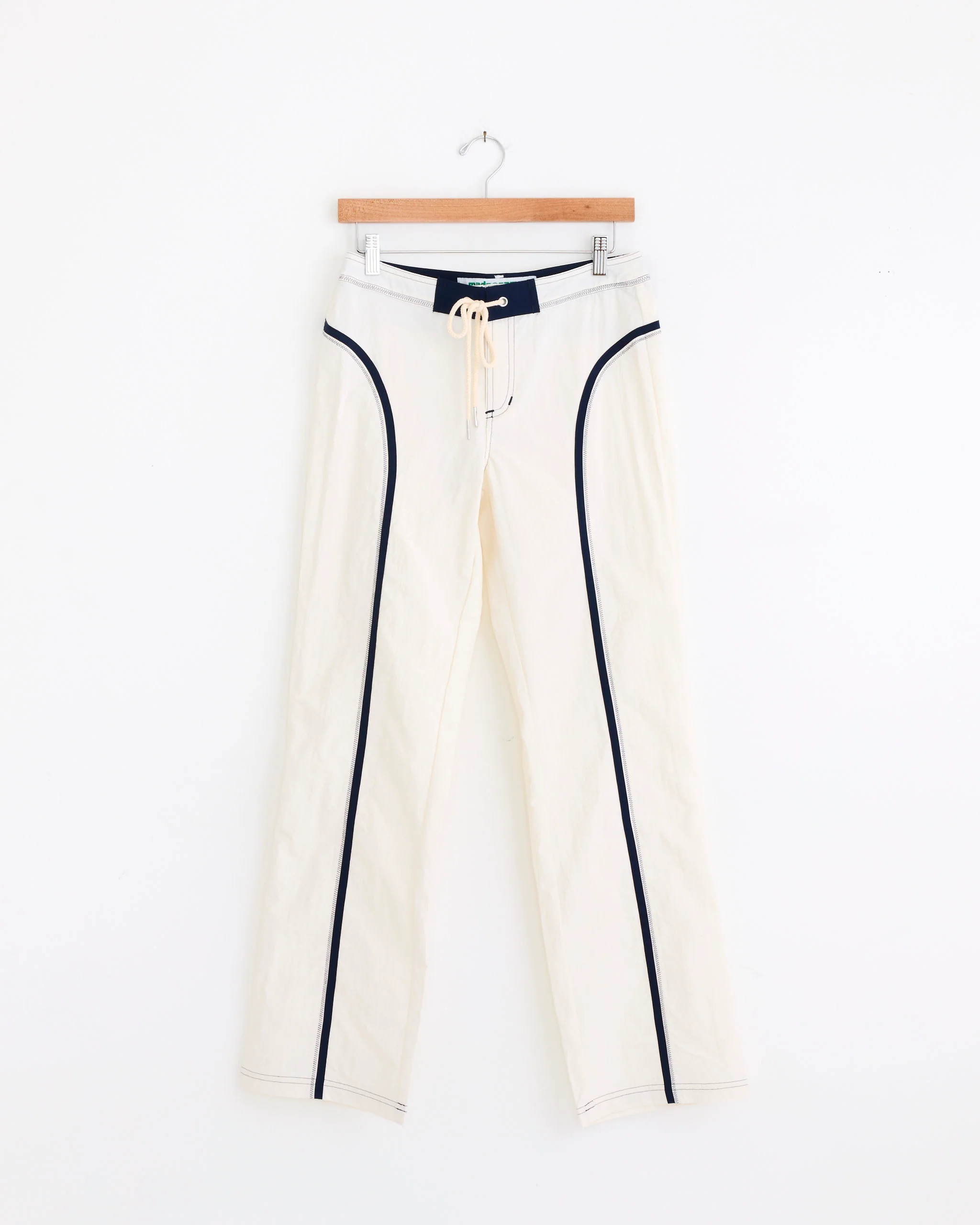Pant in White/Navy