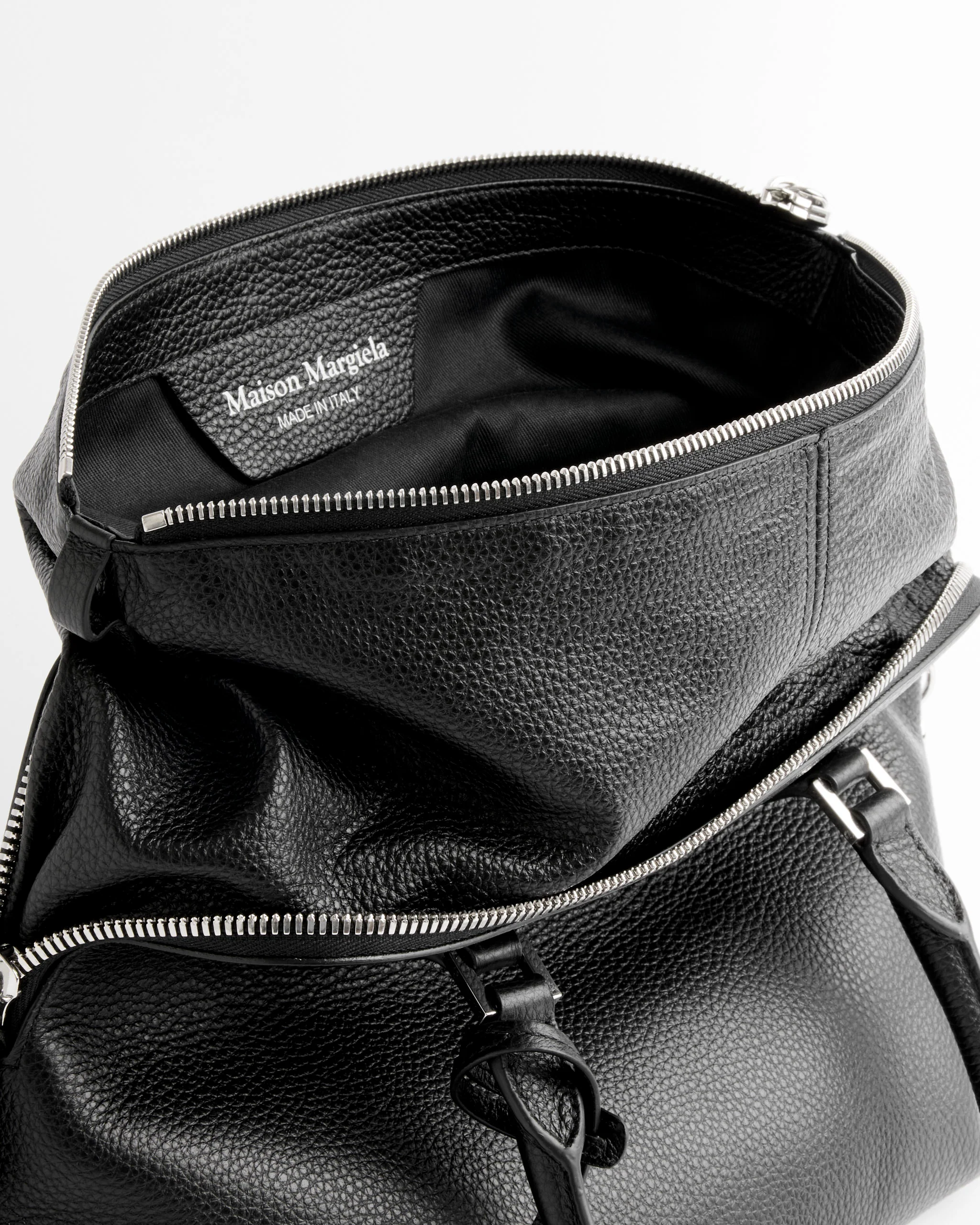 5AC Soft Medium Bag in Black - Image 3