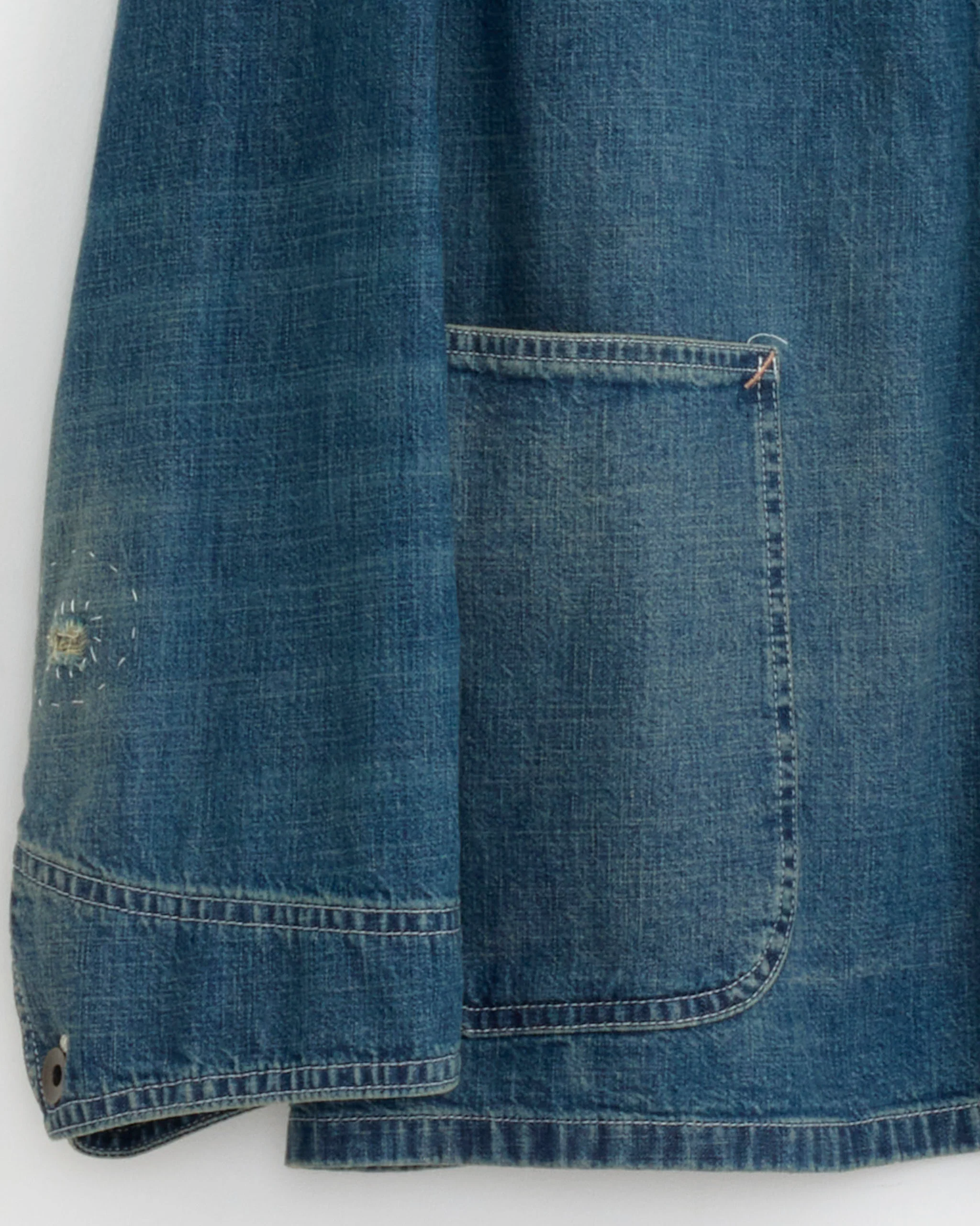 Sports Jacket in Washed Blue - Image 3