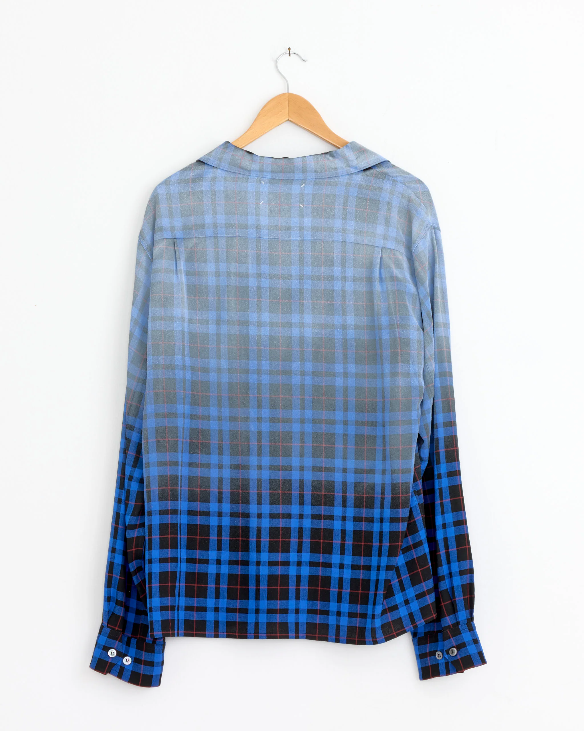 S50DT0069 L/S Shirt in Blue Tartan - Image 2