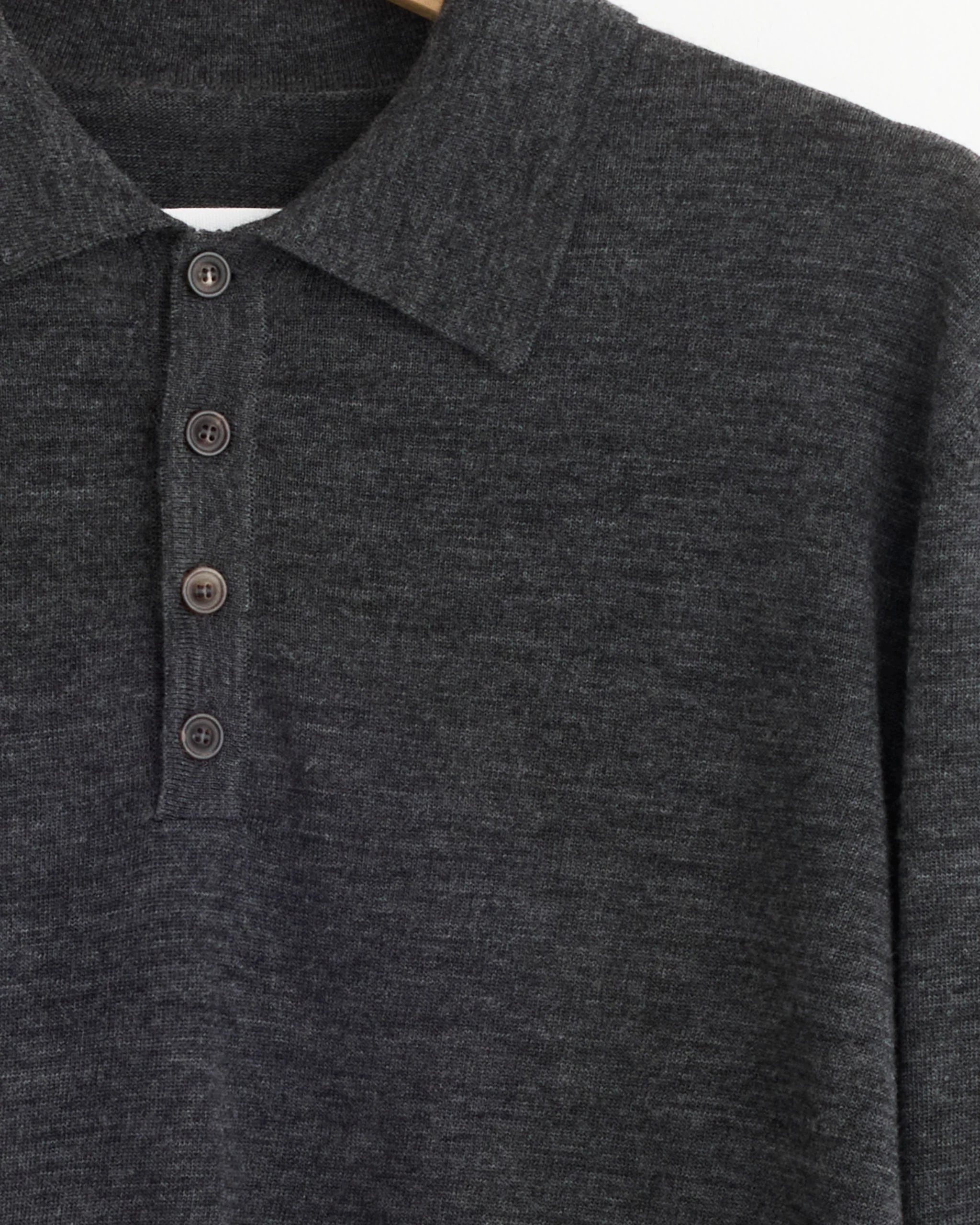 Polo Shirt in Medium Grey - Image 2