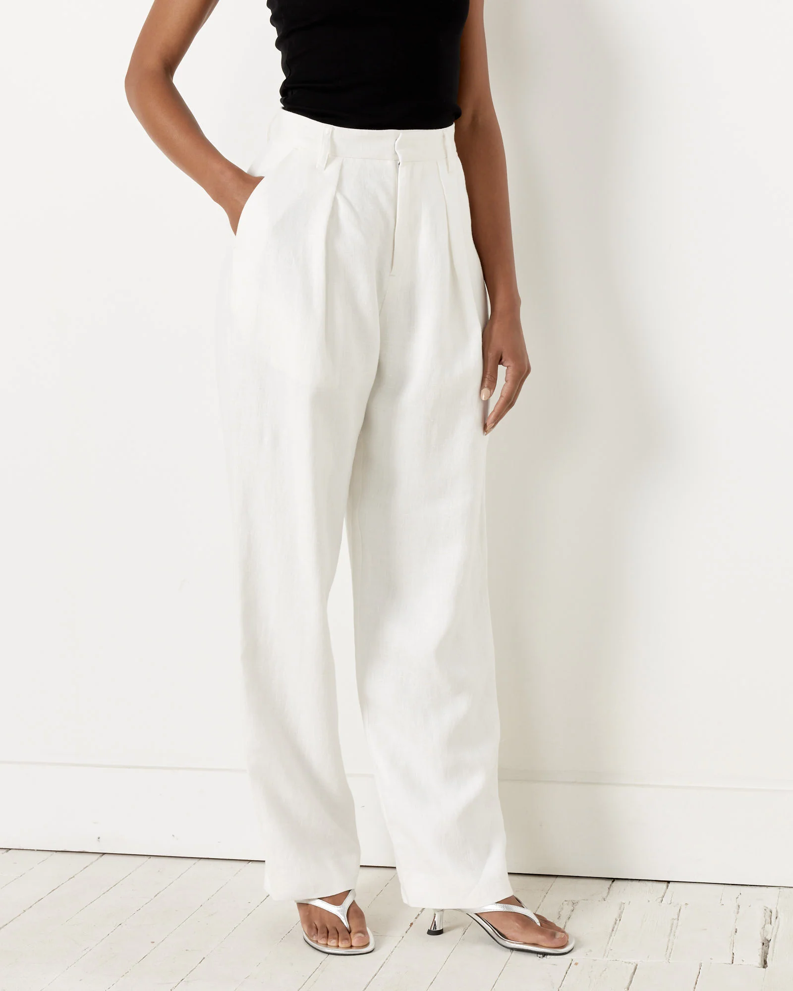 Marella Pant in White - Image 3
