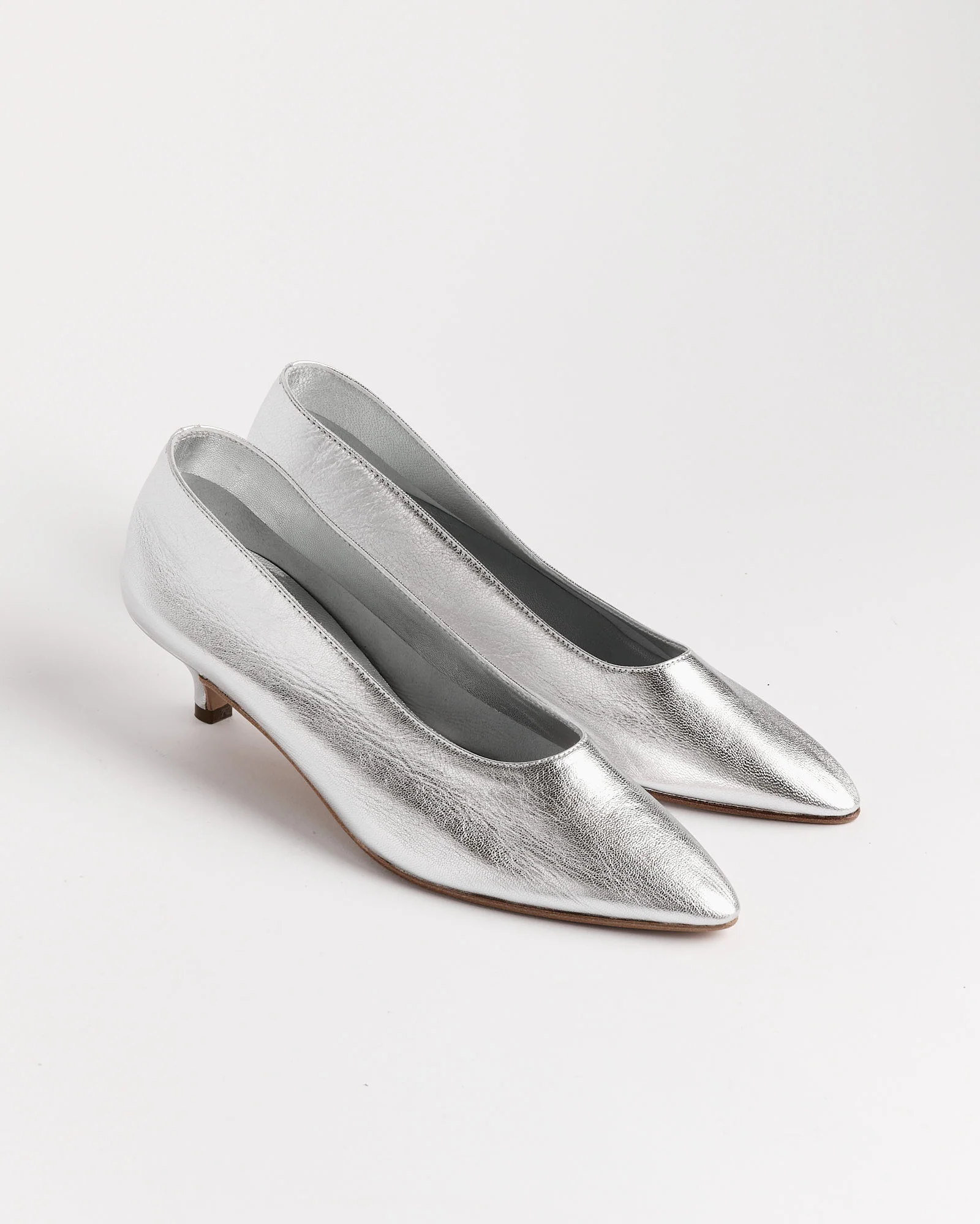 After Party Heel in Silver - Image 3