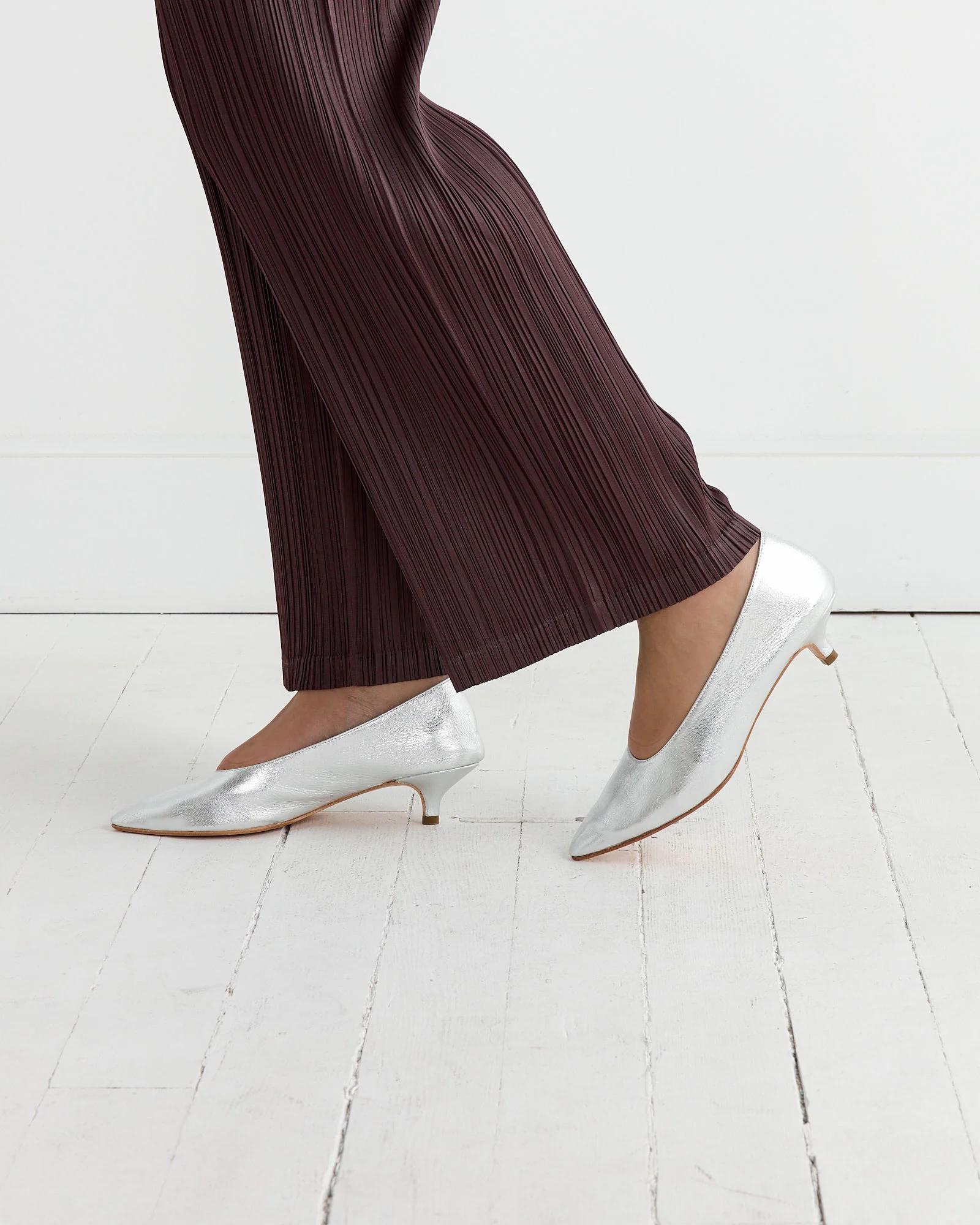 After Party Heel in Silver - Image 4