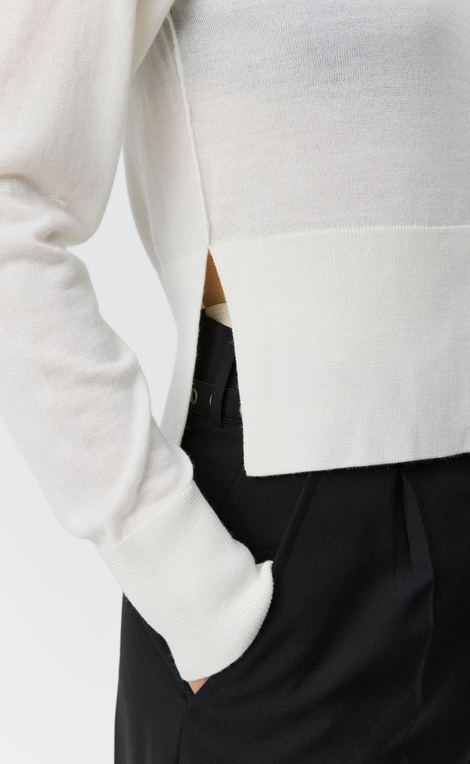 Appointment Cardigan in Ecru - Image 3