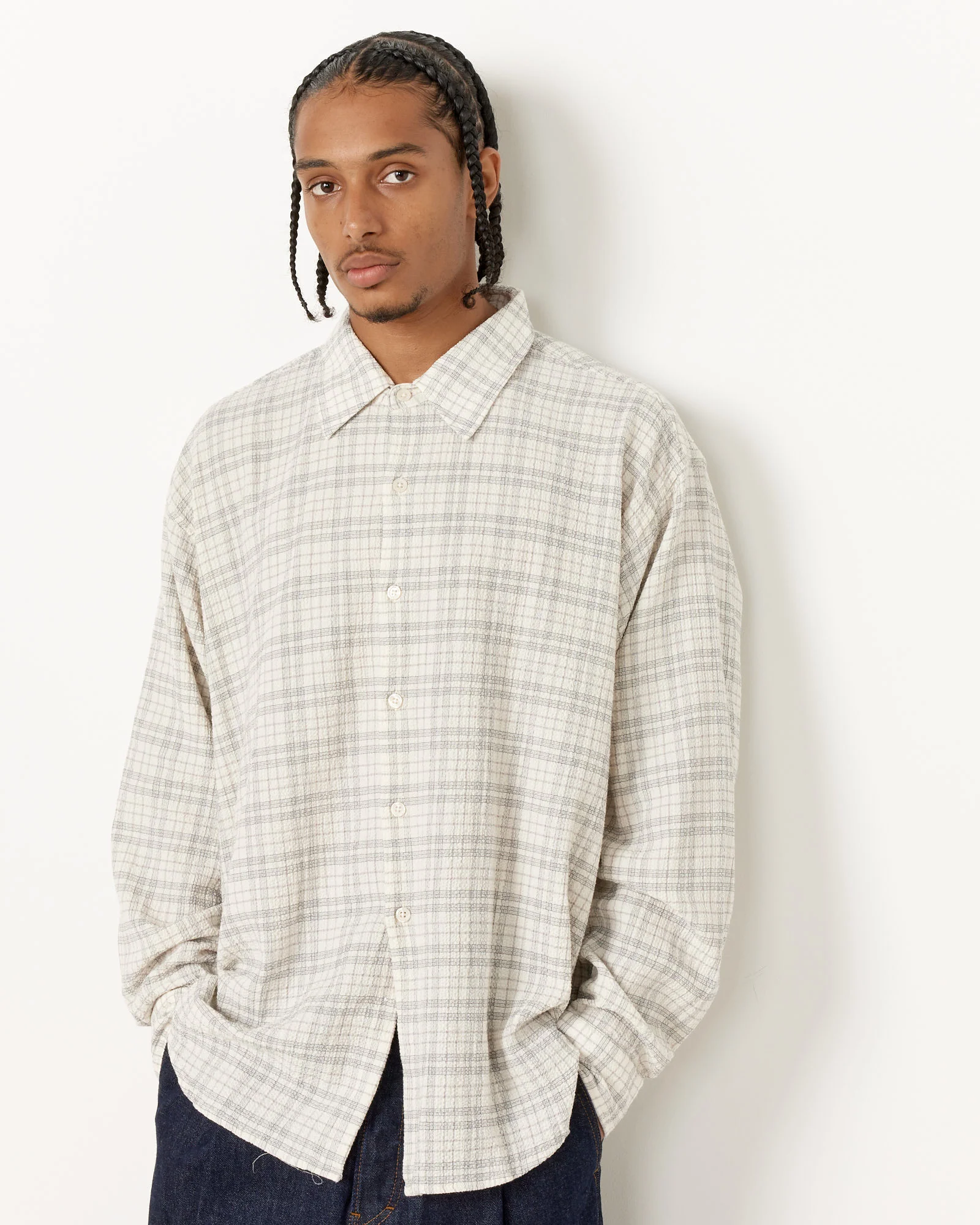 Check Seersucker Exact Shirt - Image 3