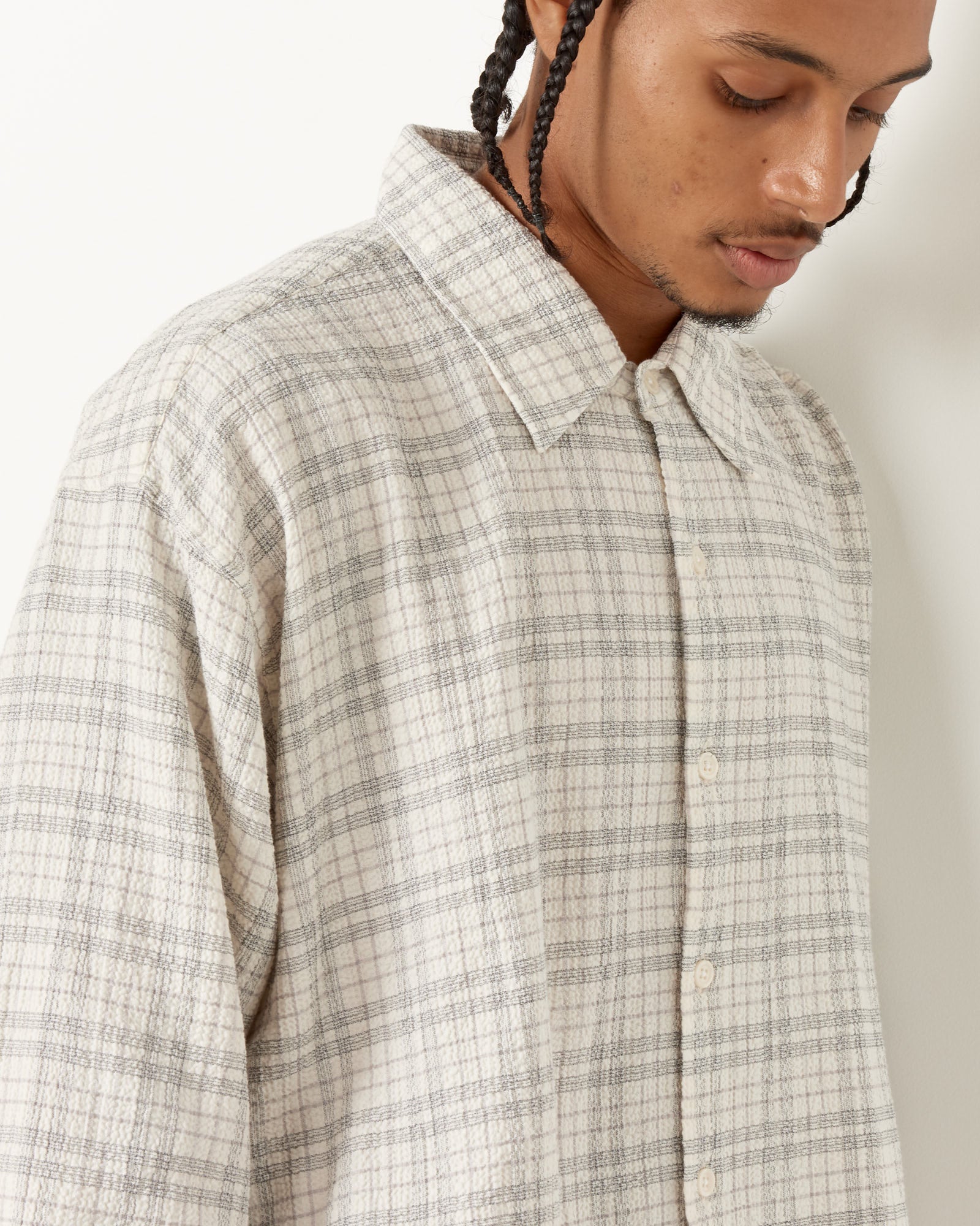 Check Seersucker Exact Shirt - Image 5