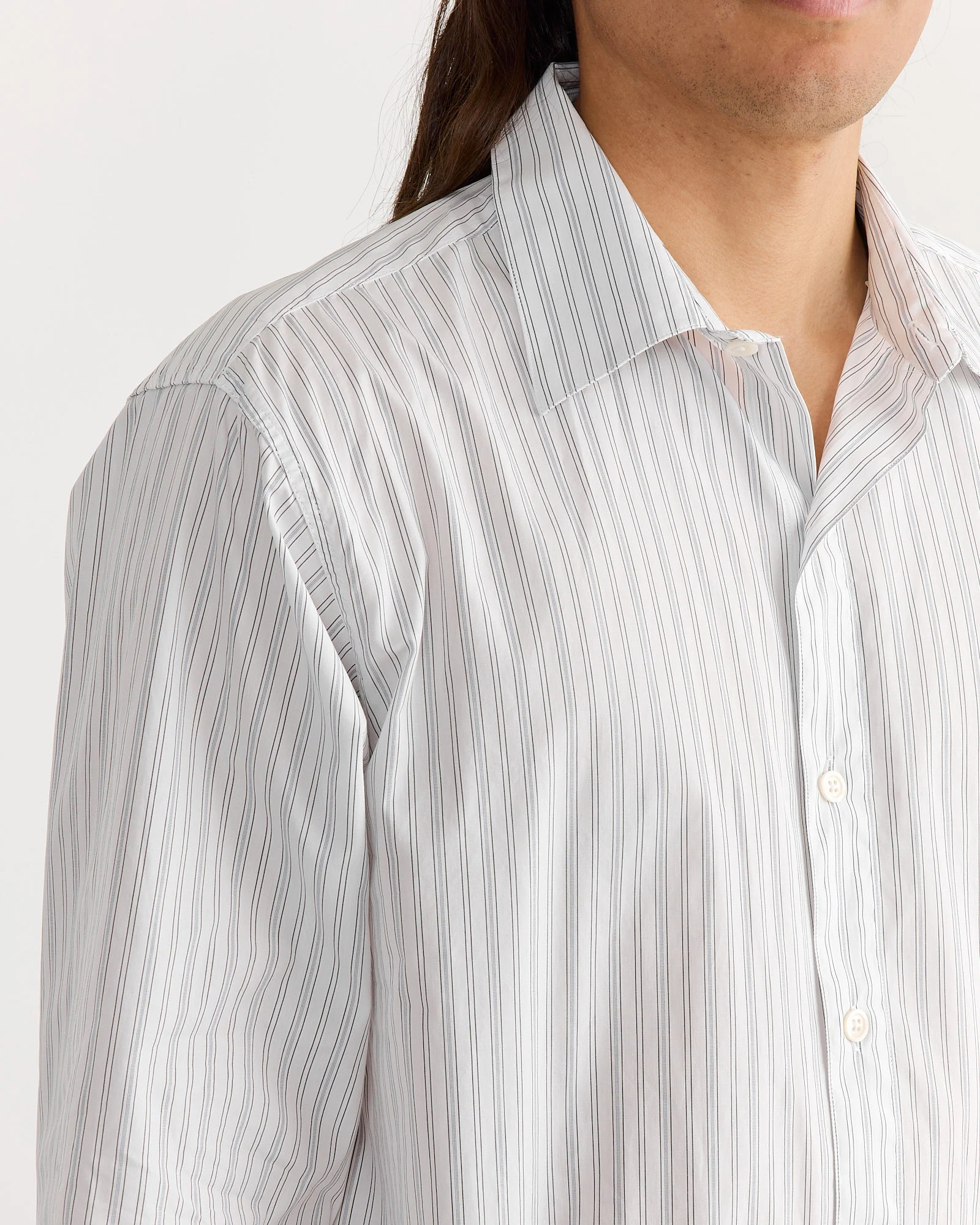 Common Shirt in Financial Stripe - Image 3