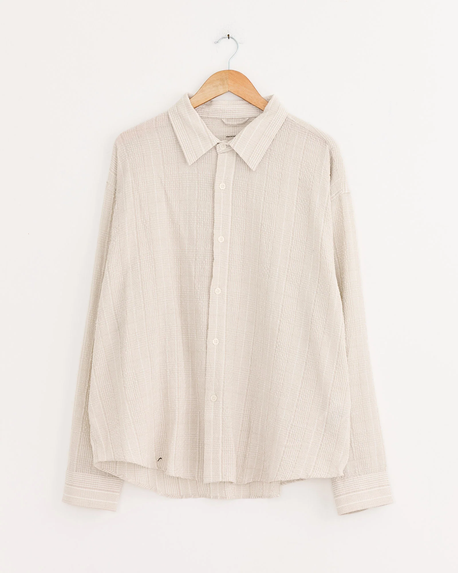Exact Shirt in Dusty Seersucker Check