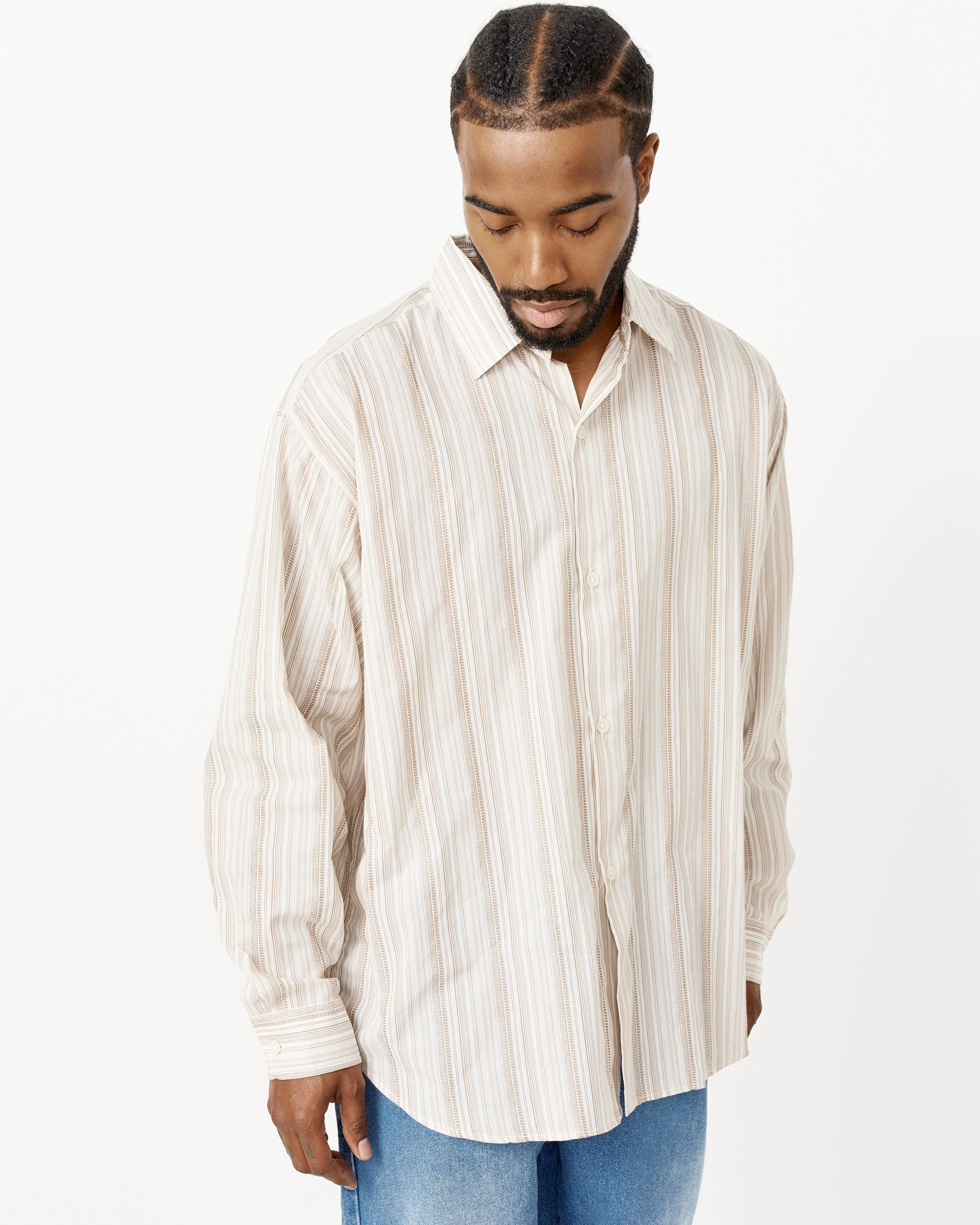 Generous 70s Shirt in Stripe - Image 2