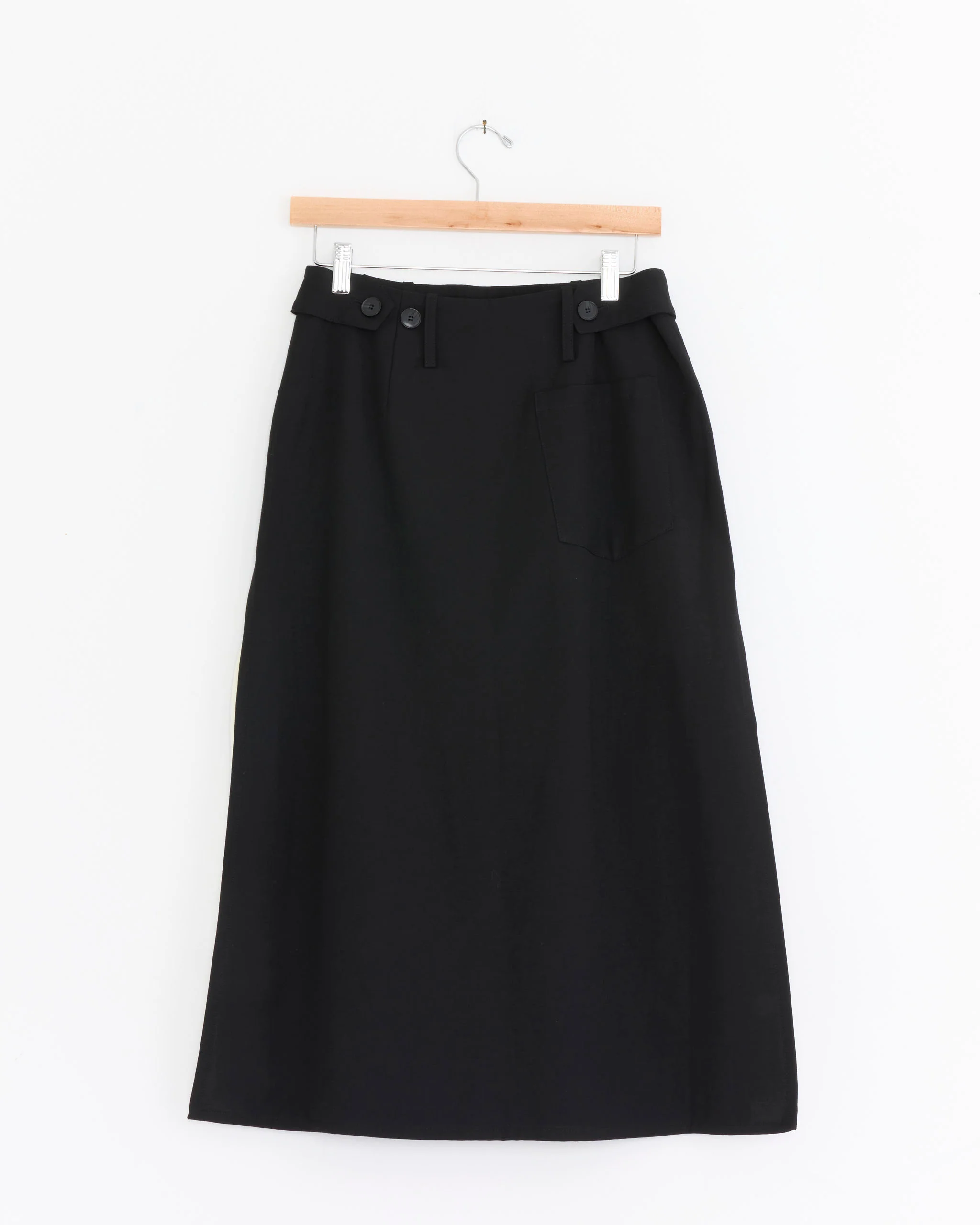 Tab Skirt in Muted Black - Image 5