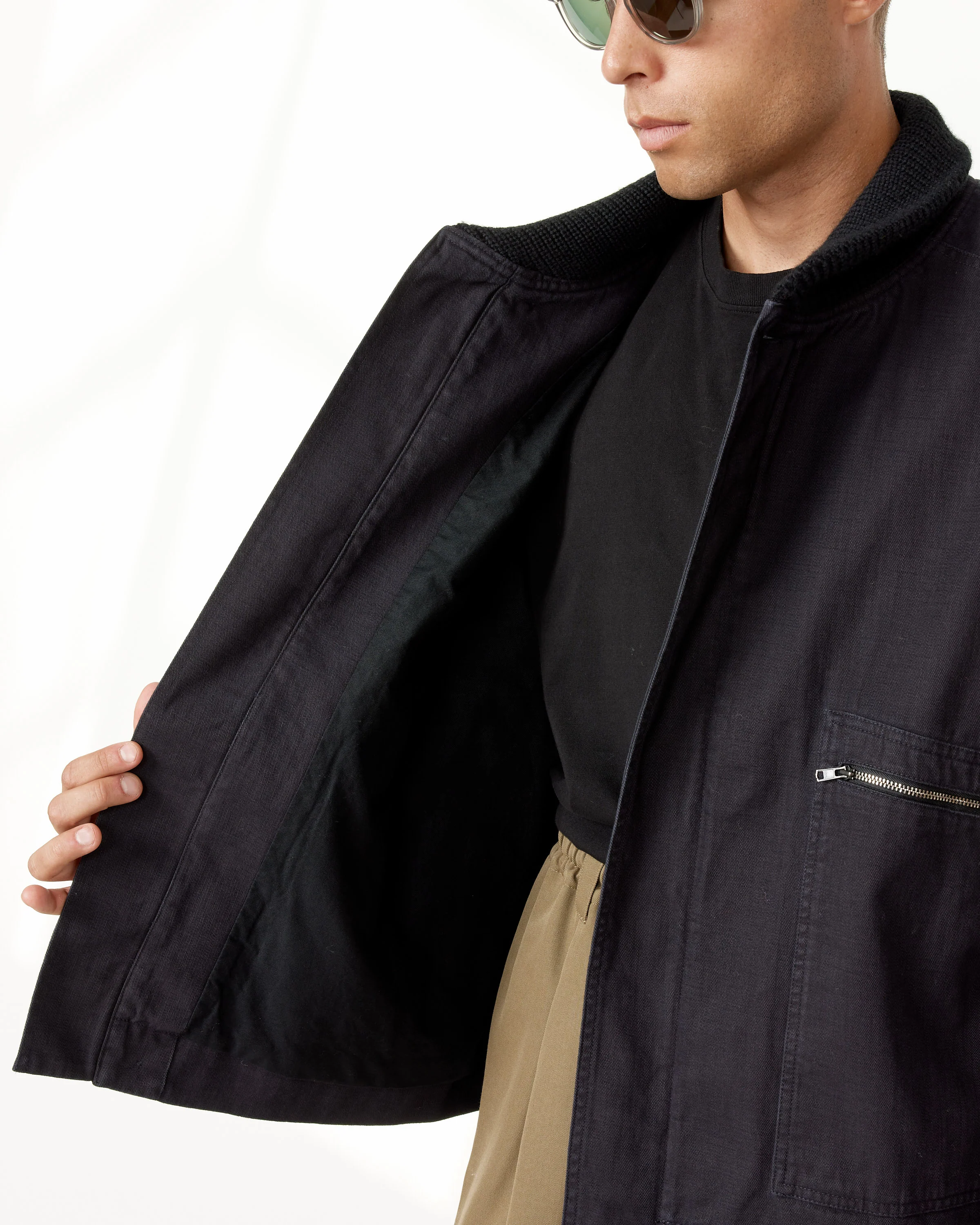 Rib Neck Jacket - Image 4