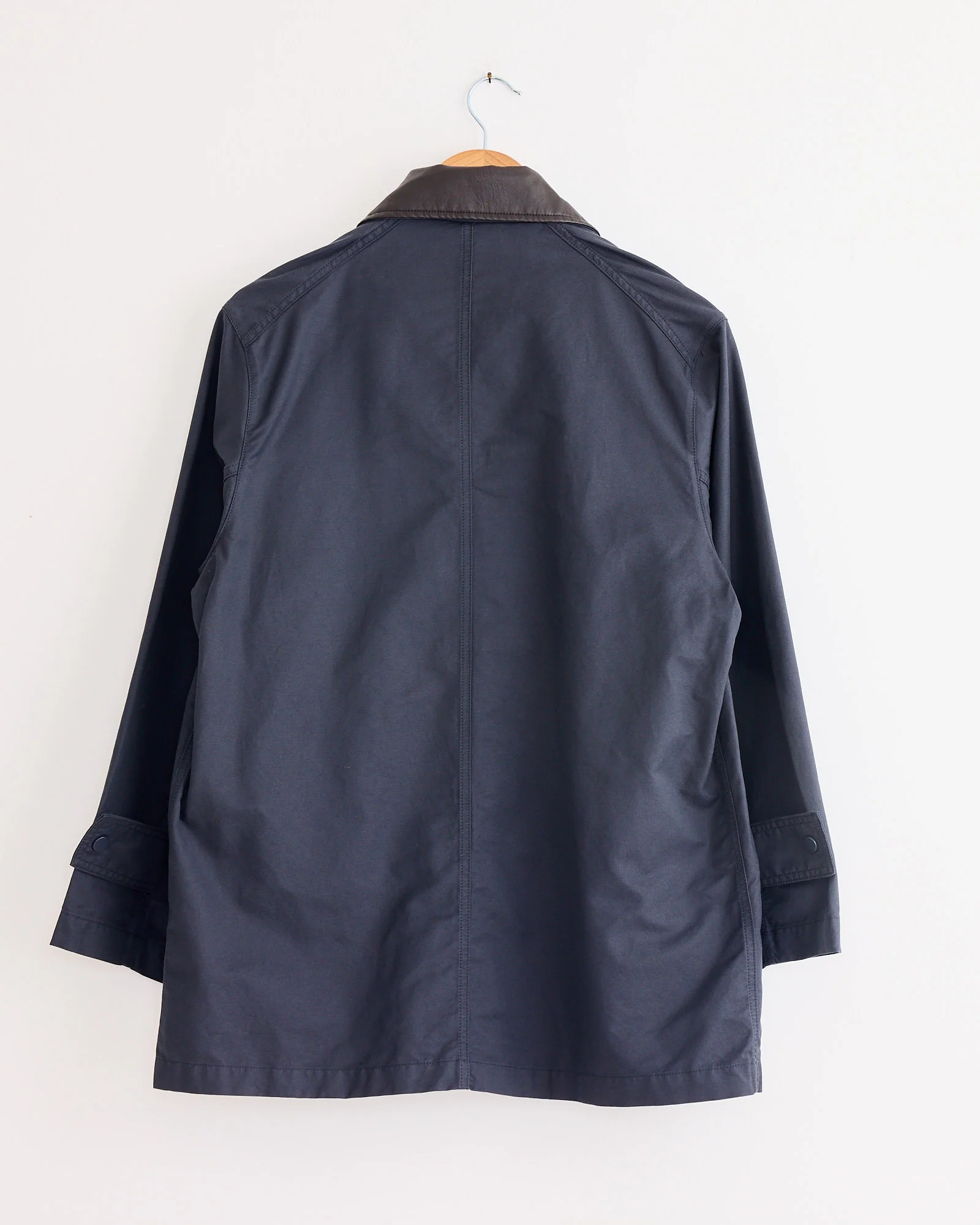 Contrast Collar Work Jacket in Navy - Image 4