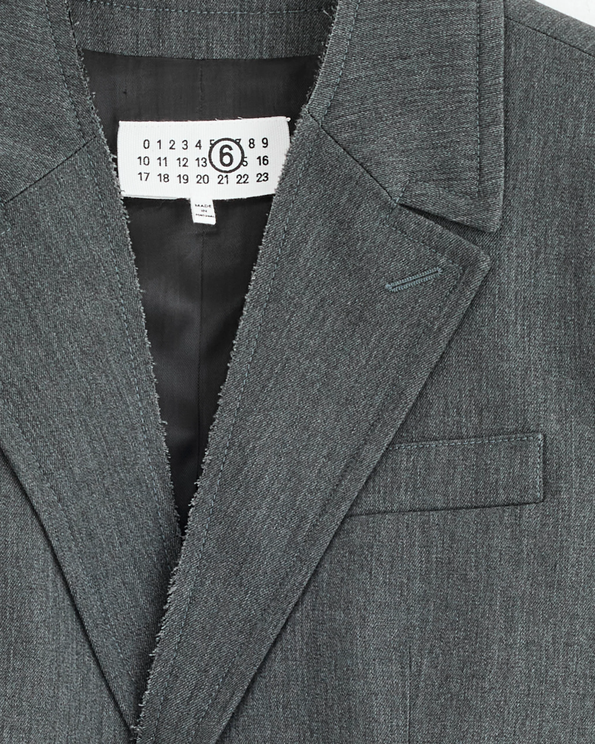 Blazer Jacket in Dark Grey - Image 3