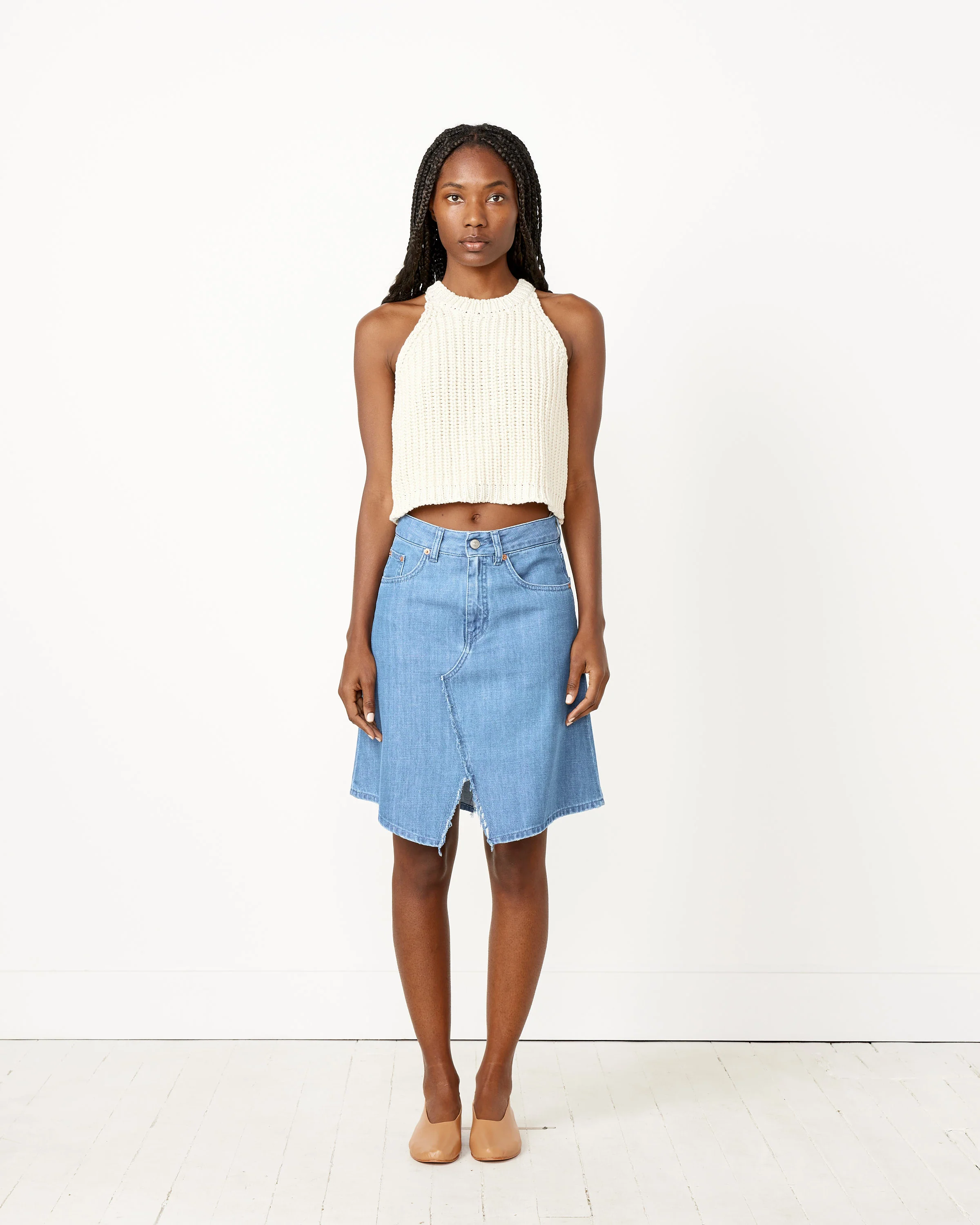 S52MA0187 Skirt in Blue - Image 3