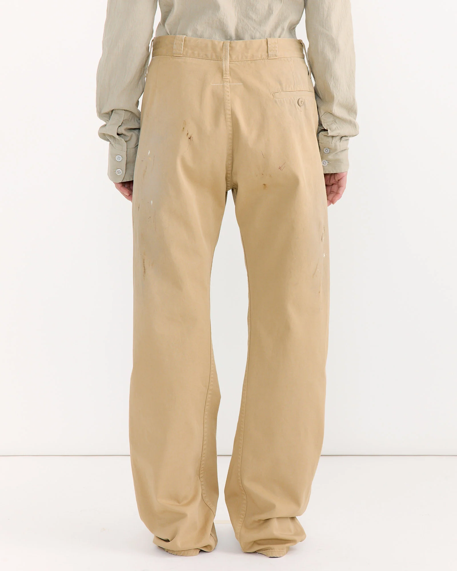 Tailored Painter Trousers in Brown - Image 2