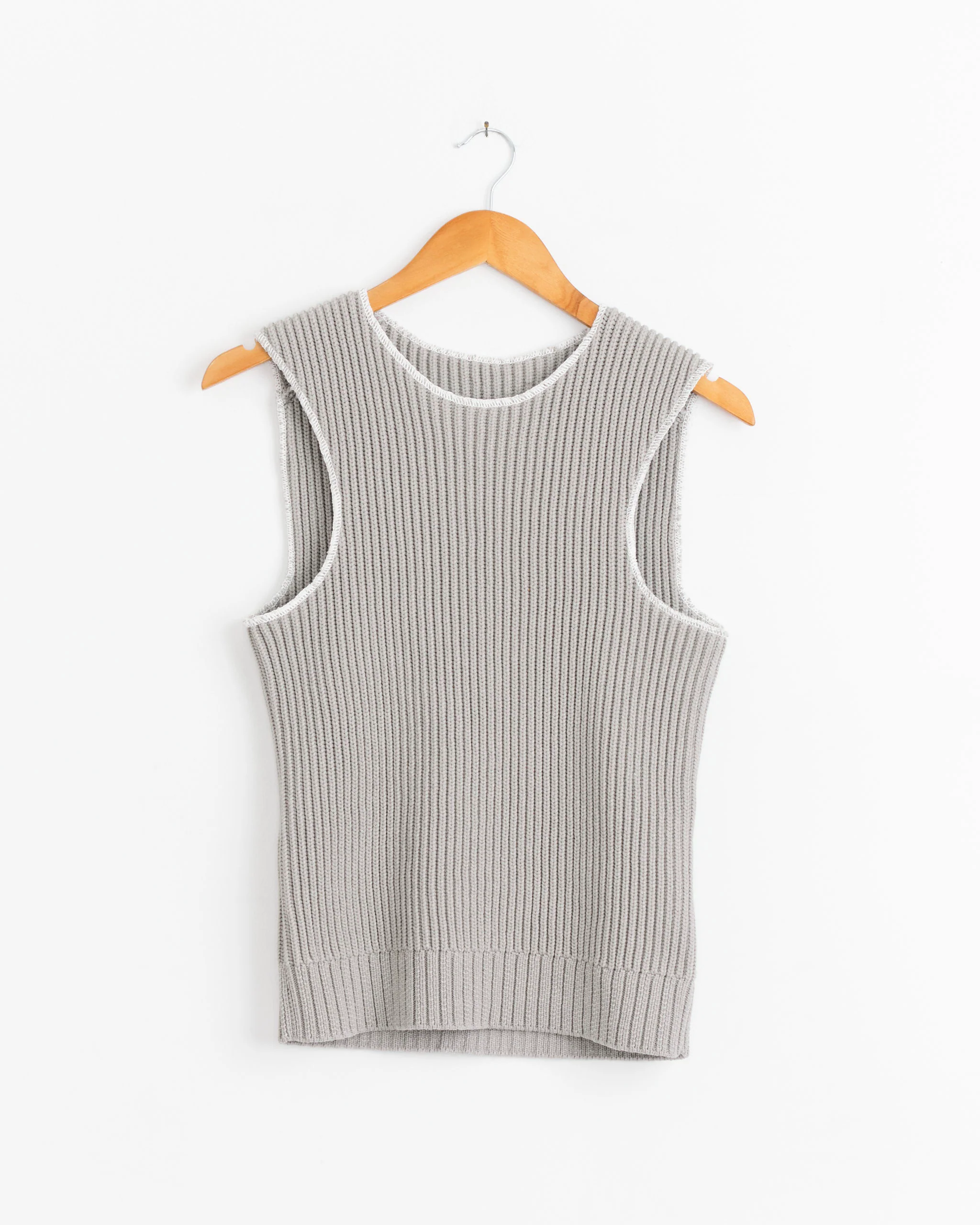 Ribbed Top in Grey