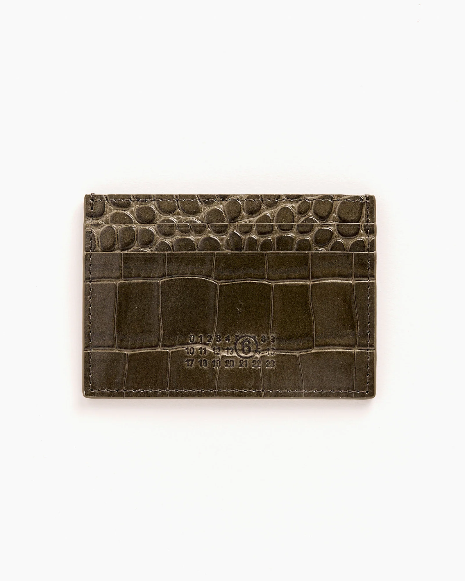 Porta Card Case in Olive - Image 2