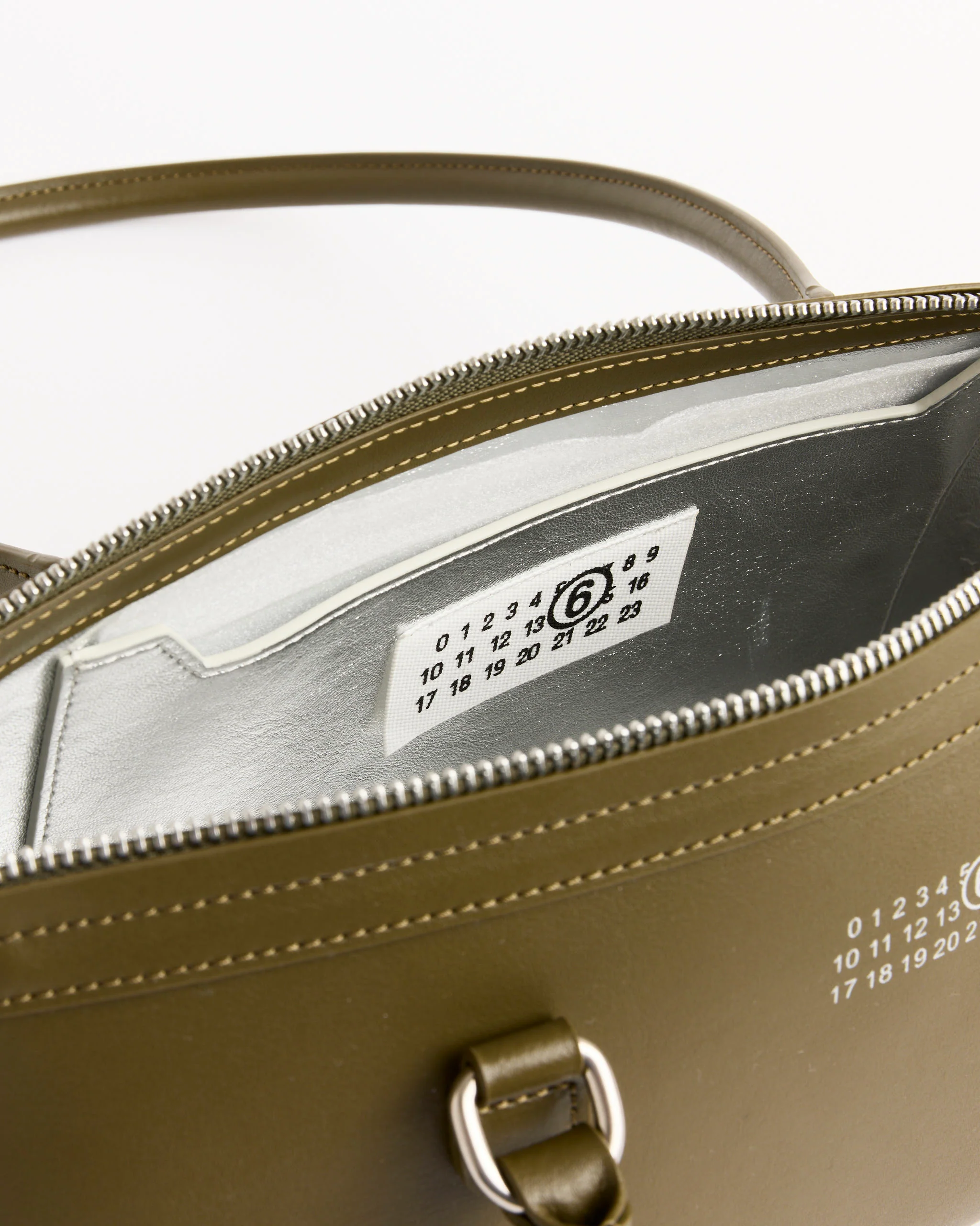 New Bauletto J Medium Bag in Khaki - Image 4