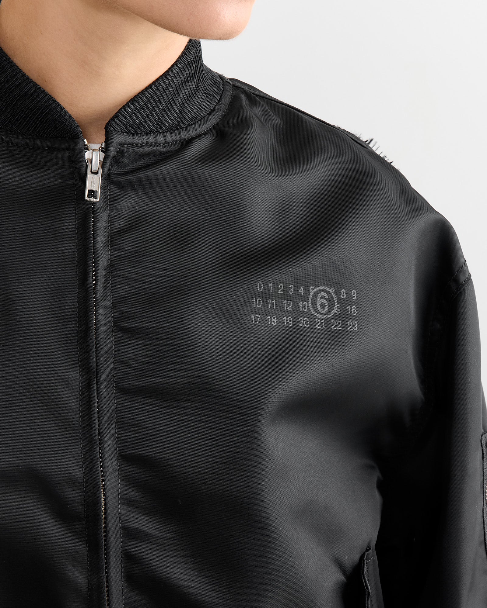 Bomber Jacket in Black - Image 5