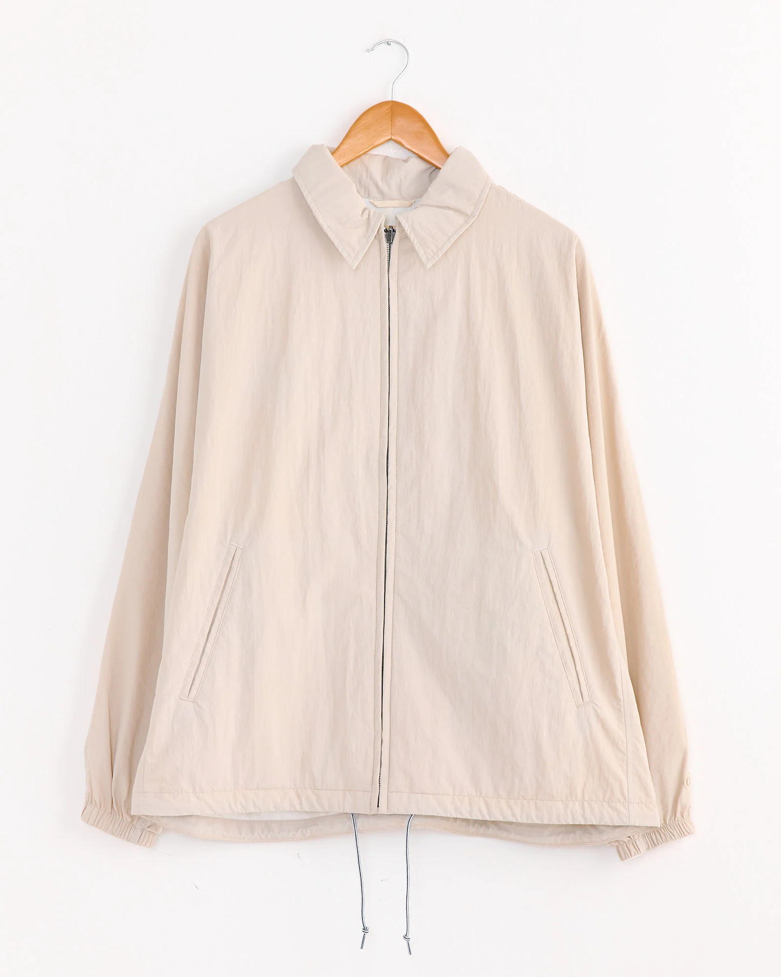 Reversible Coach Jacket in Sand Beige