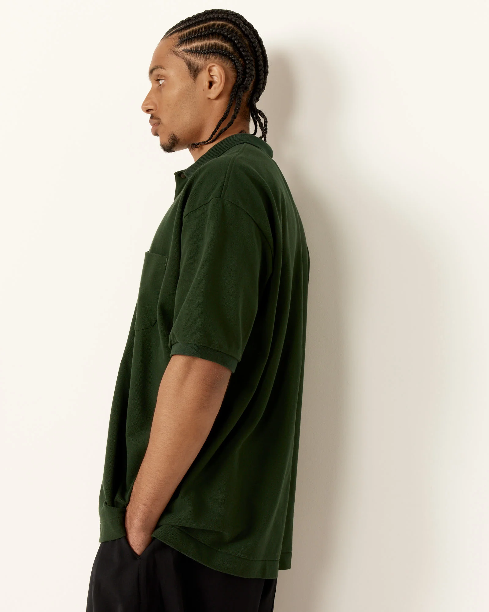 Polo Shirt in Green - Image 5