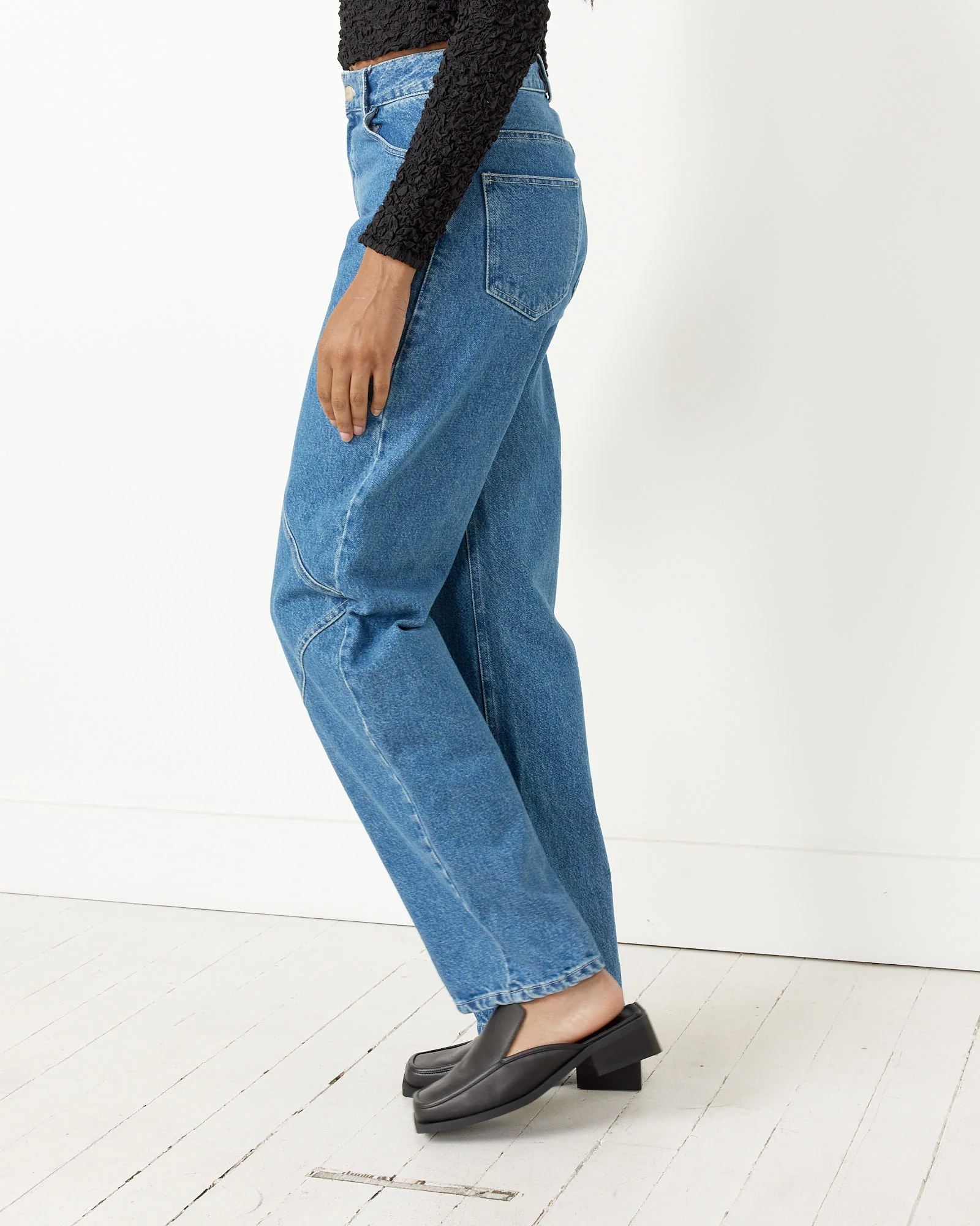 Seamed Denim Pant - Image 4