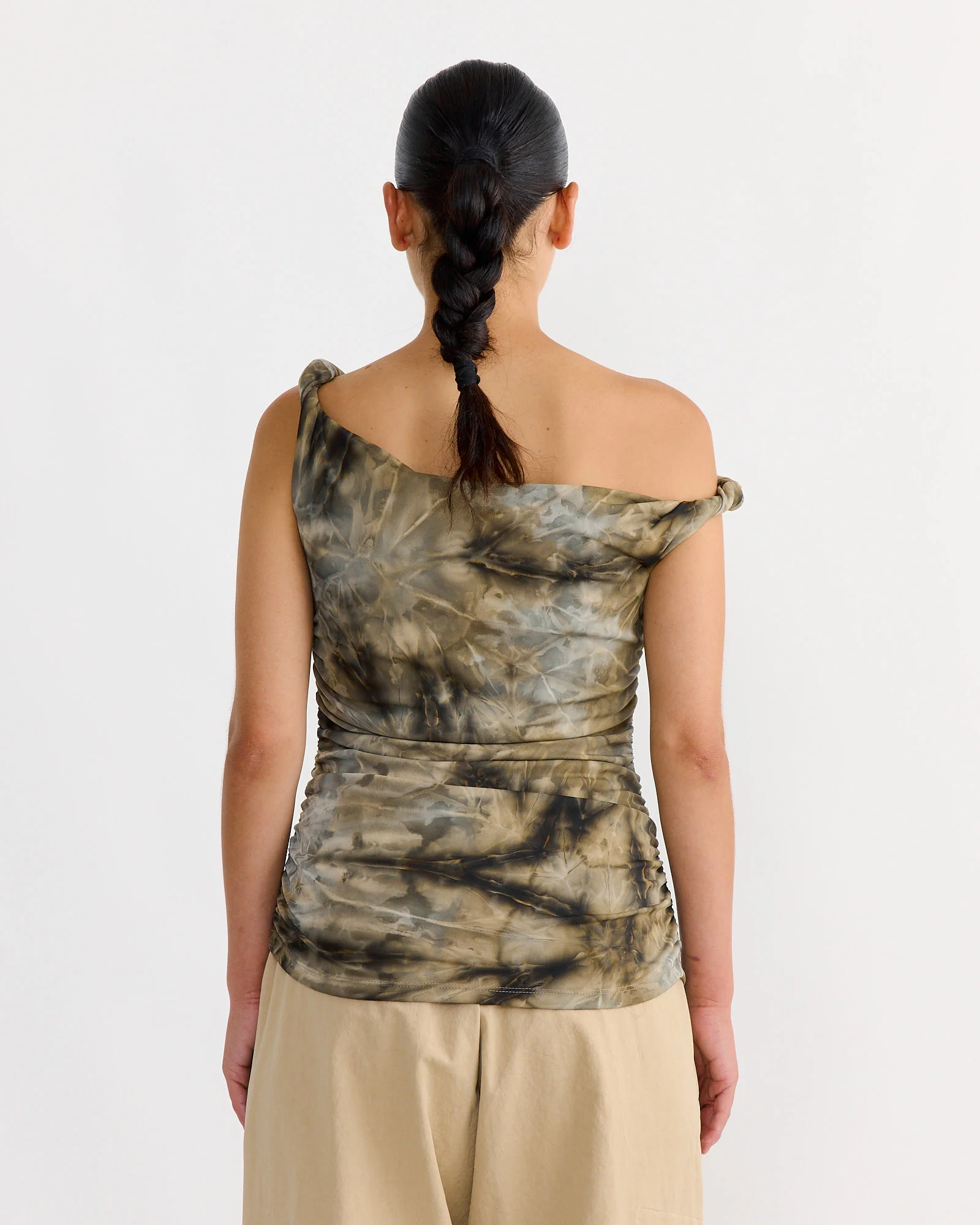 Twisted Straps Top in Moss - Image 3