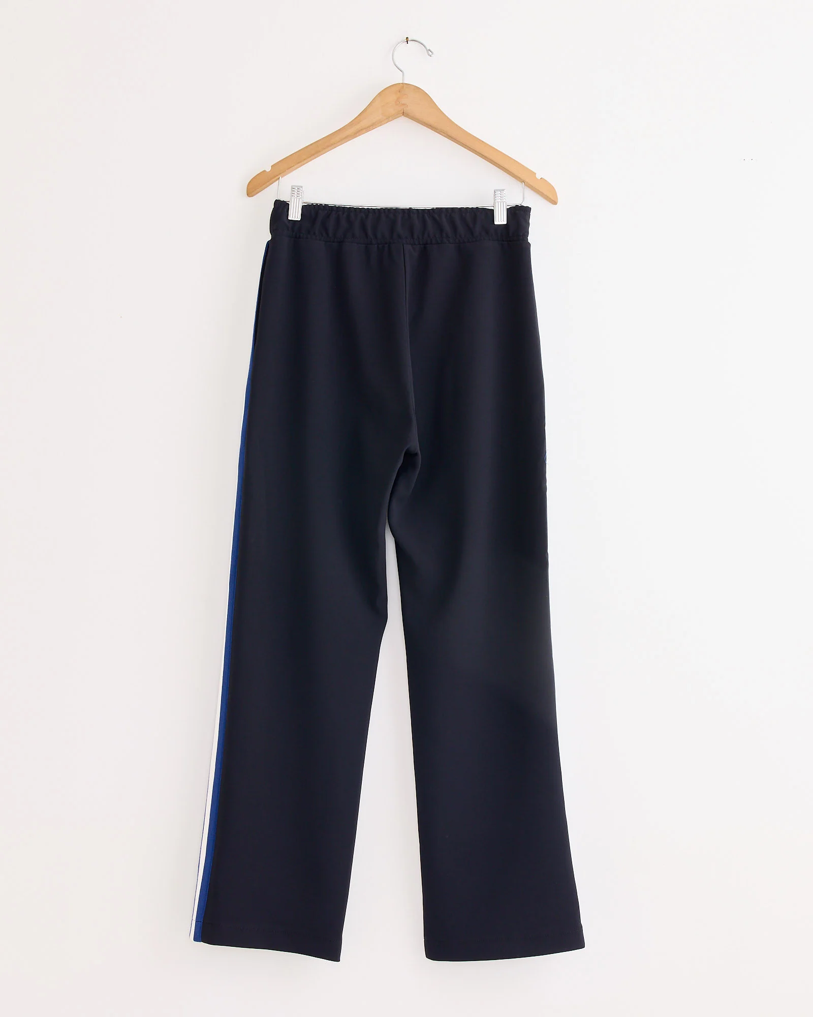 Woven Stripe Track Pant in Black - Image 3