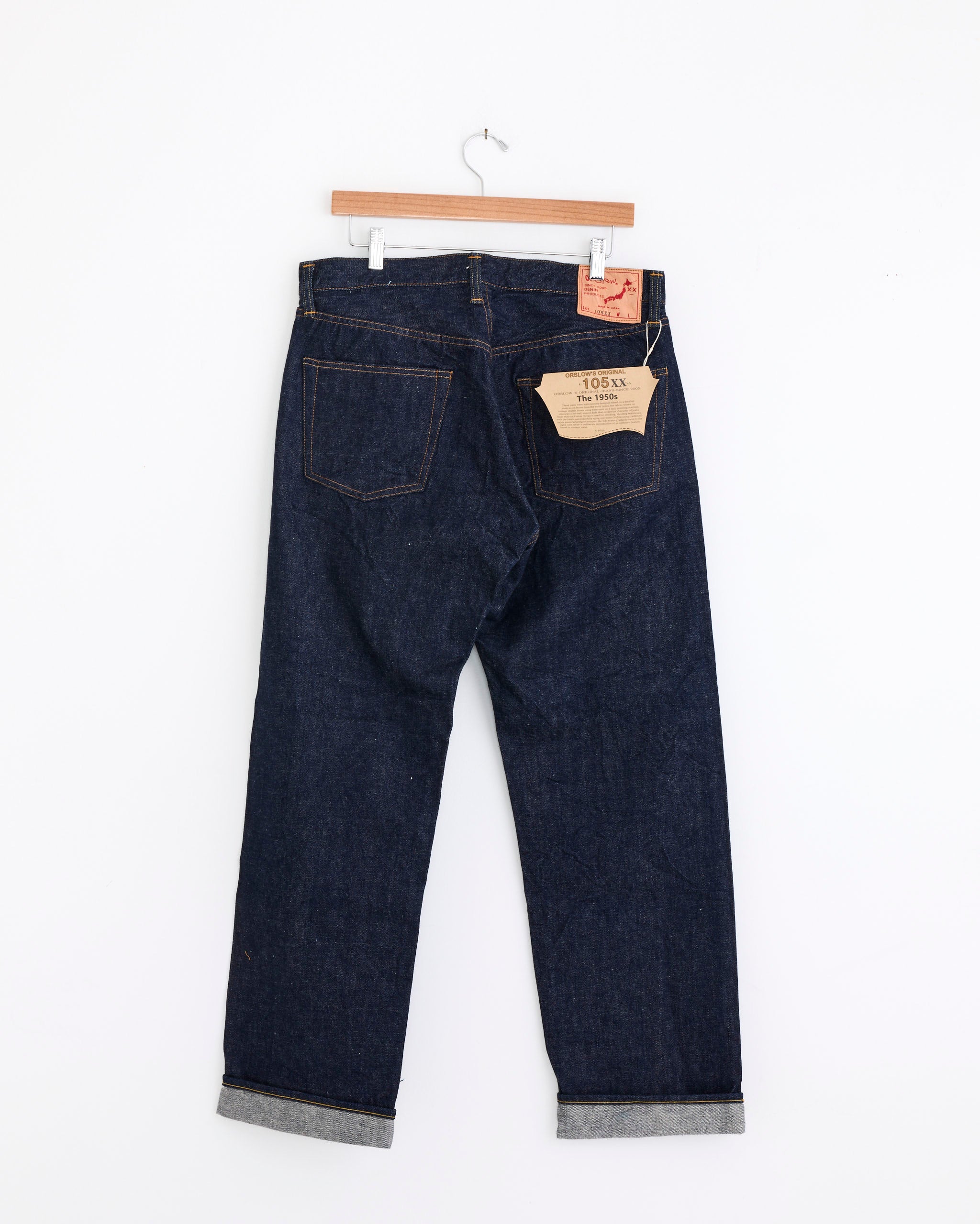105xx 1950's Selvedge Denim Pant in One Wash - Image 3