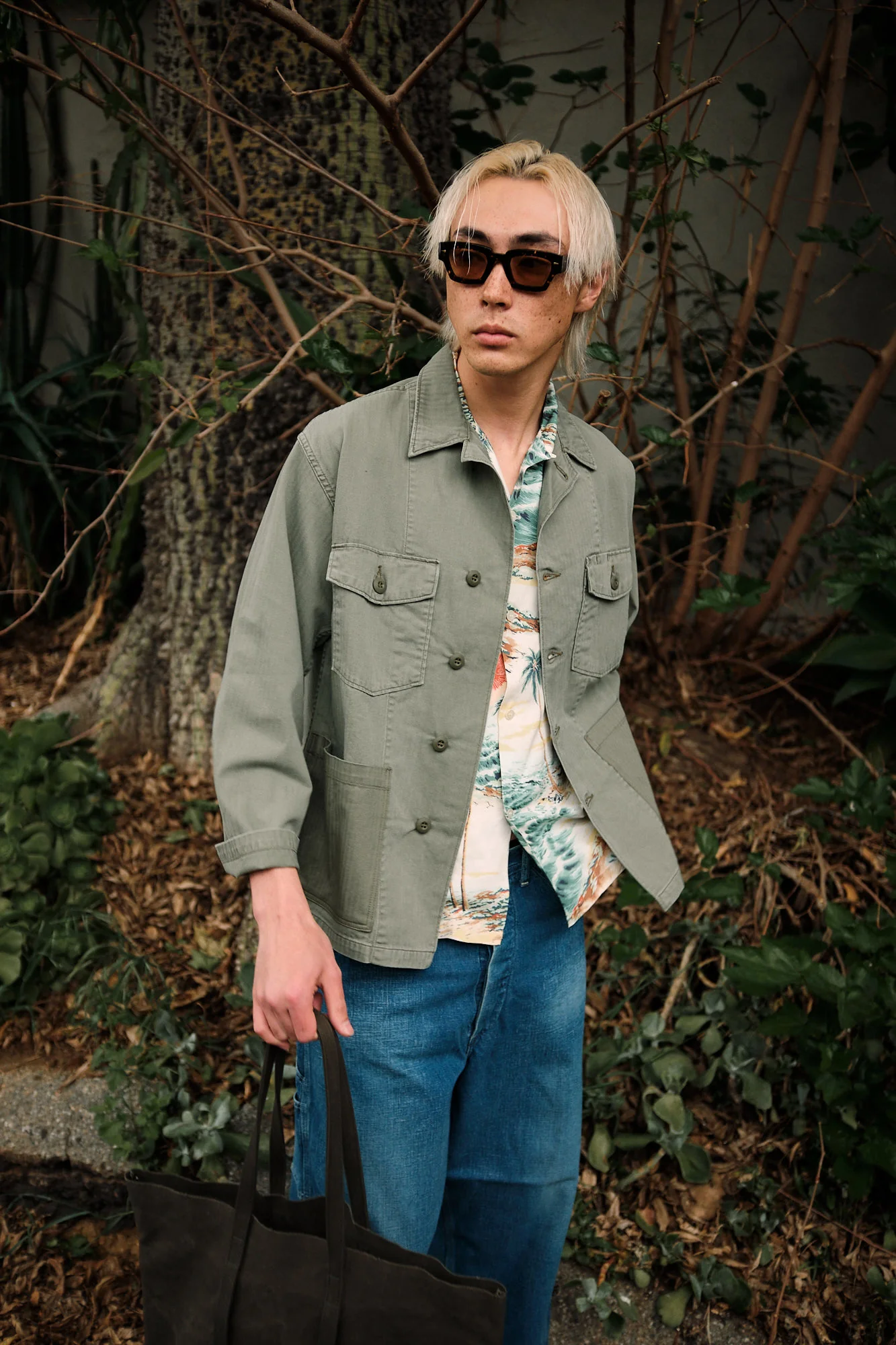 4 Pockets U.S Army Shirt Jacket in Green - Image 2