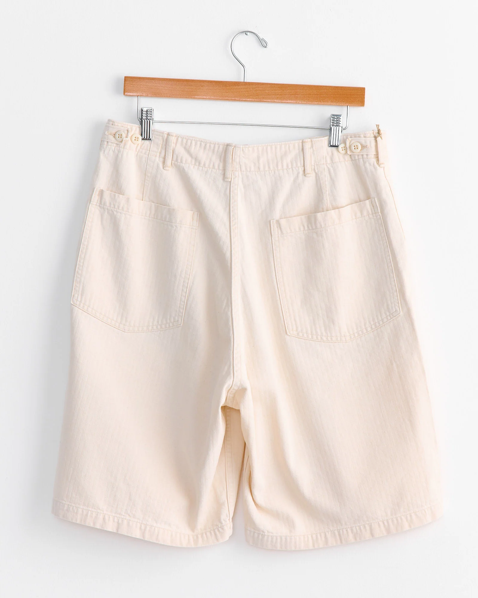 Summer Fatigue Short in Ecru - Image 3