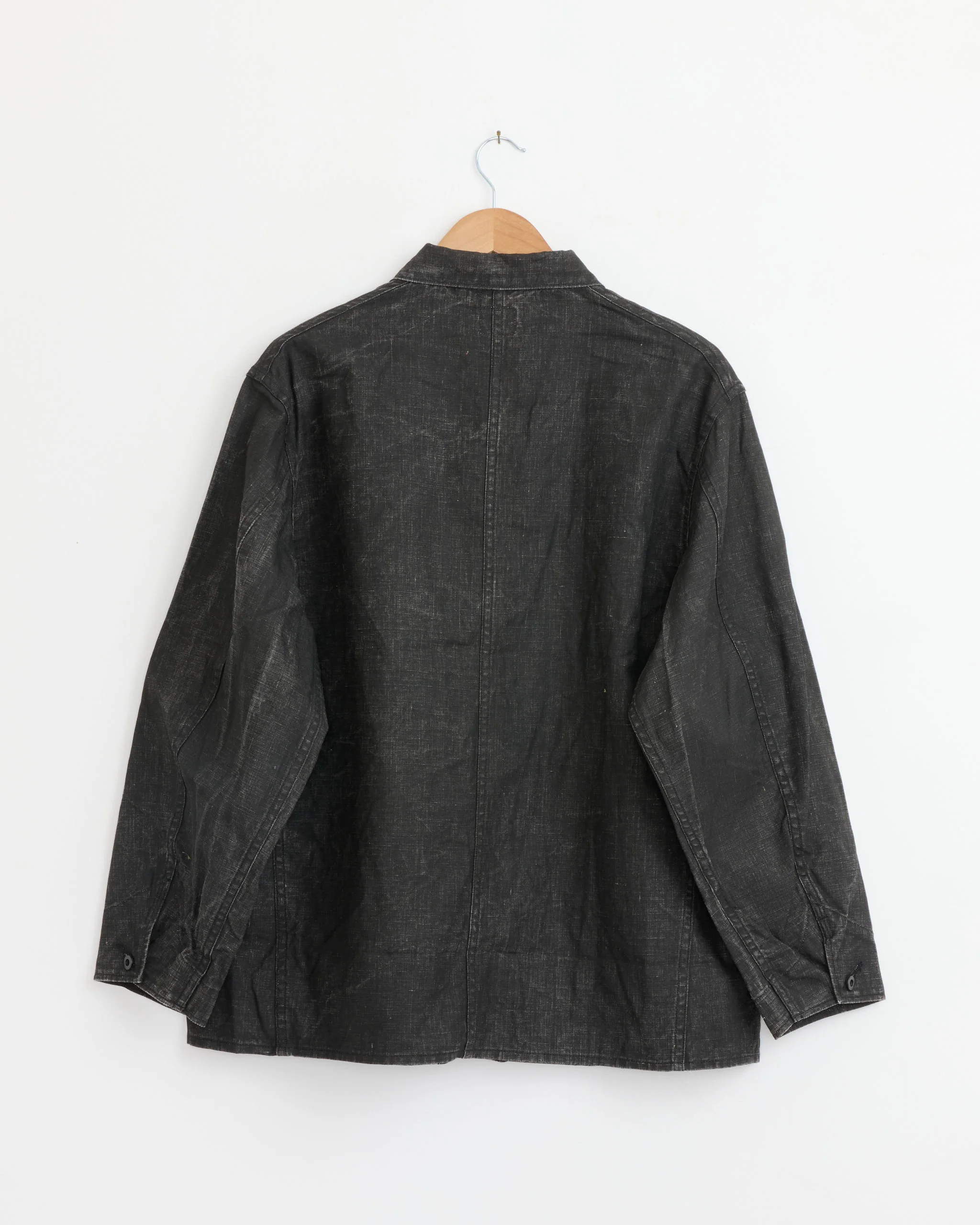 WW2 40's Sumi Coated Coverall in Black - Image 3