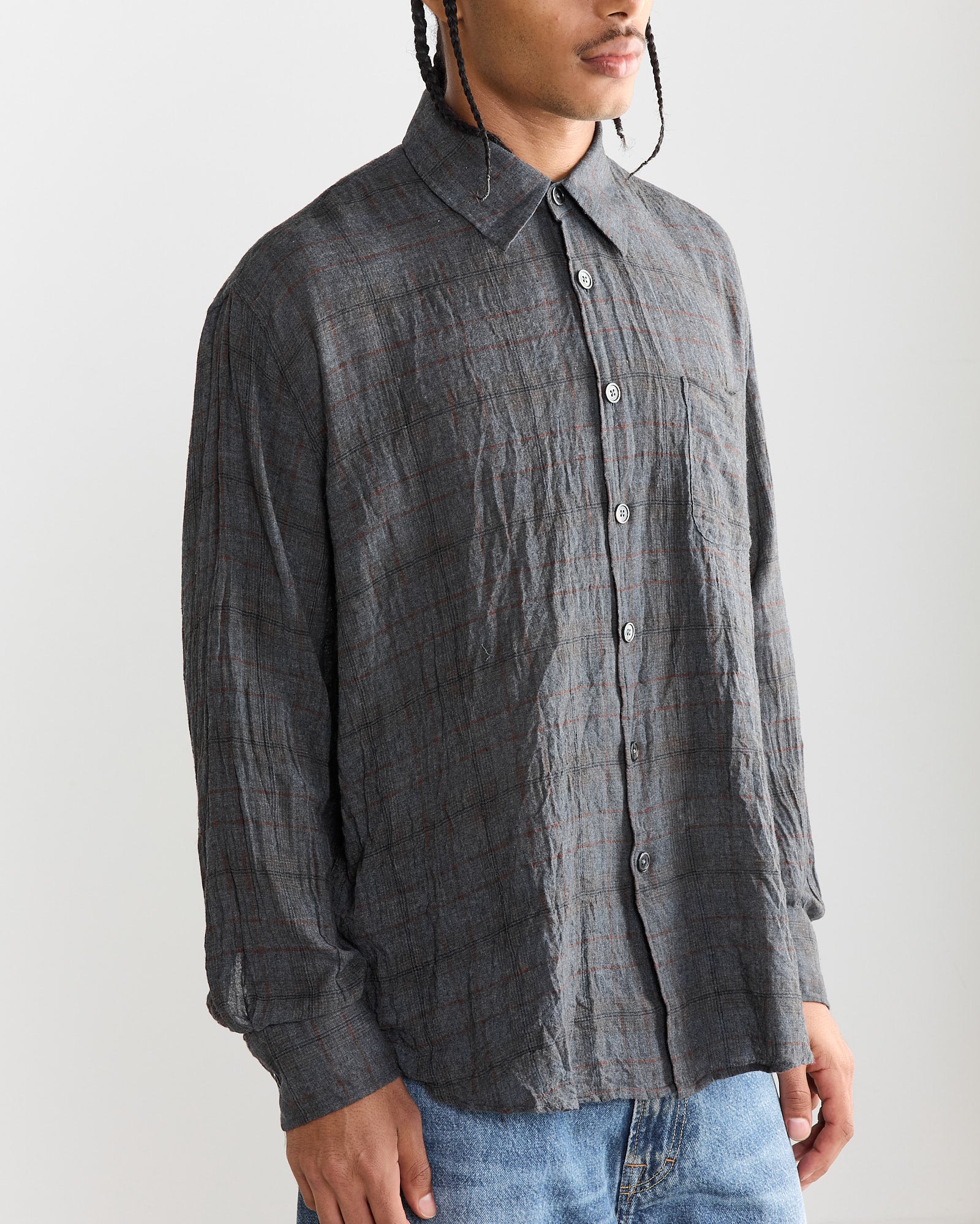 Above Shirt in Bazaar Check - Image 3