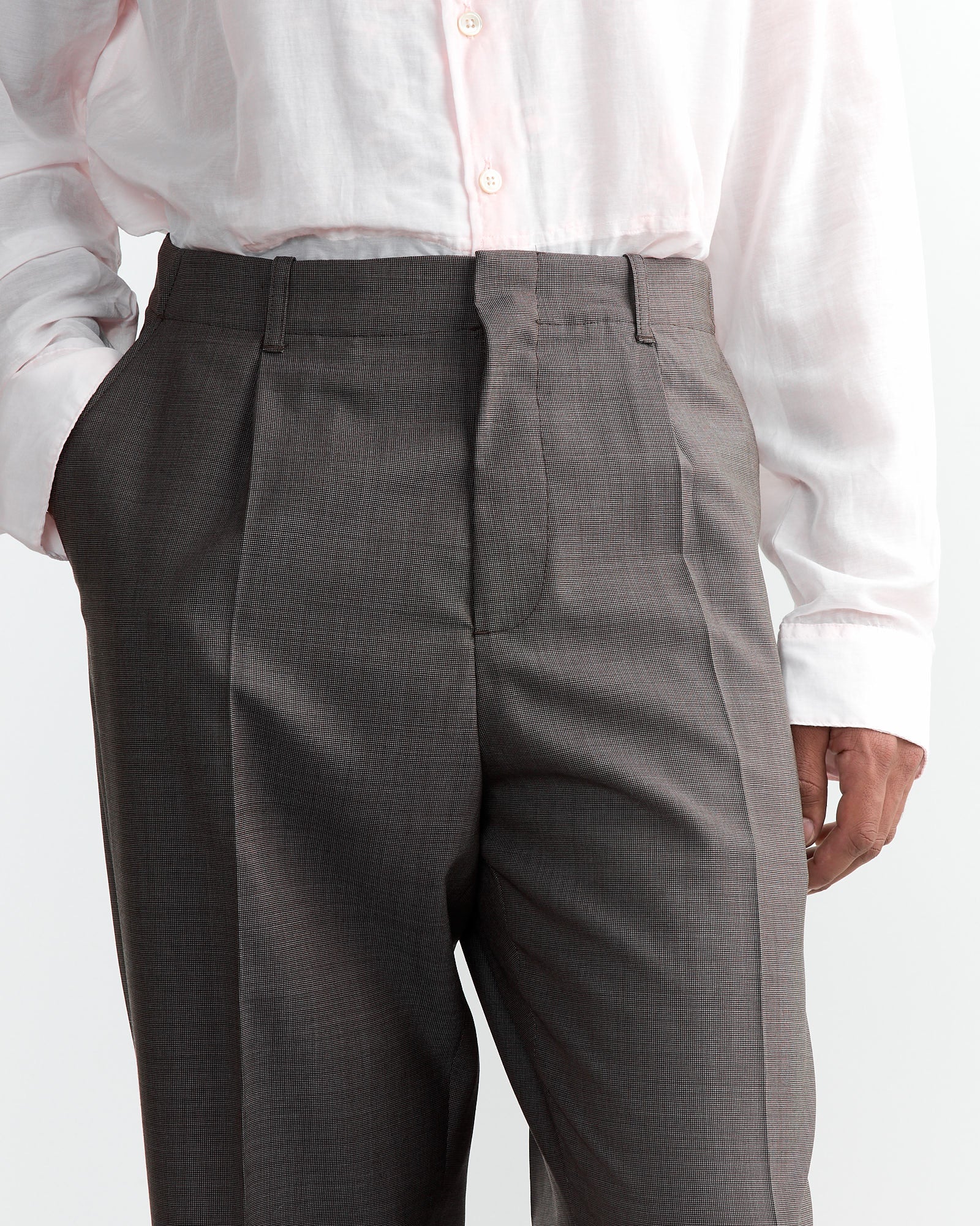 Borrowed Chino in Grey Atom - Image 3