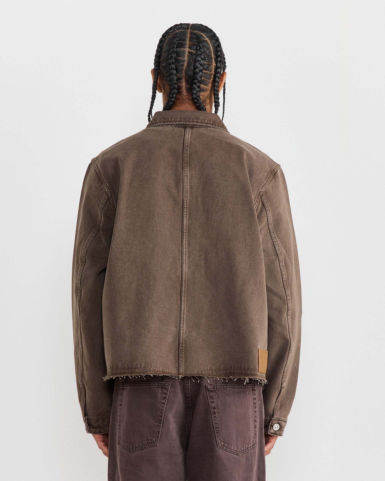 Cut Rebirth Jacket in Choco Overdye - Image 5