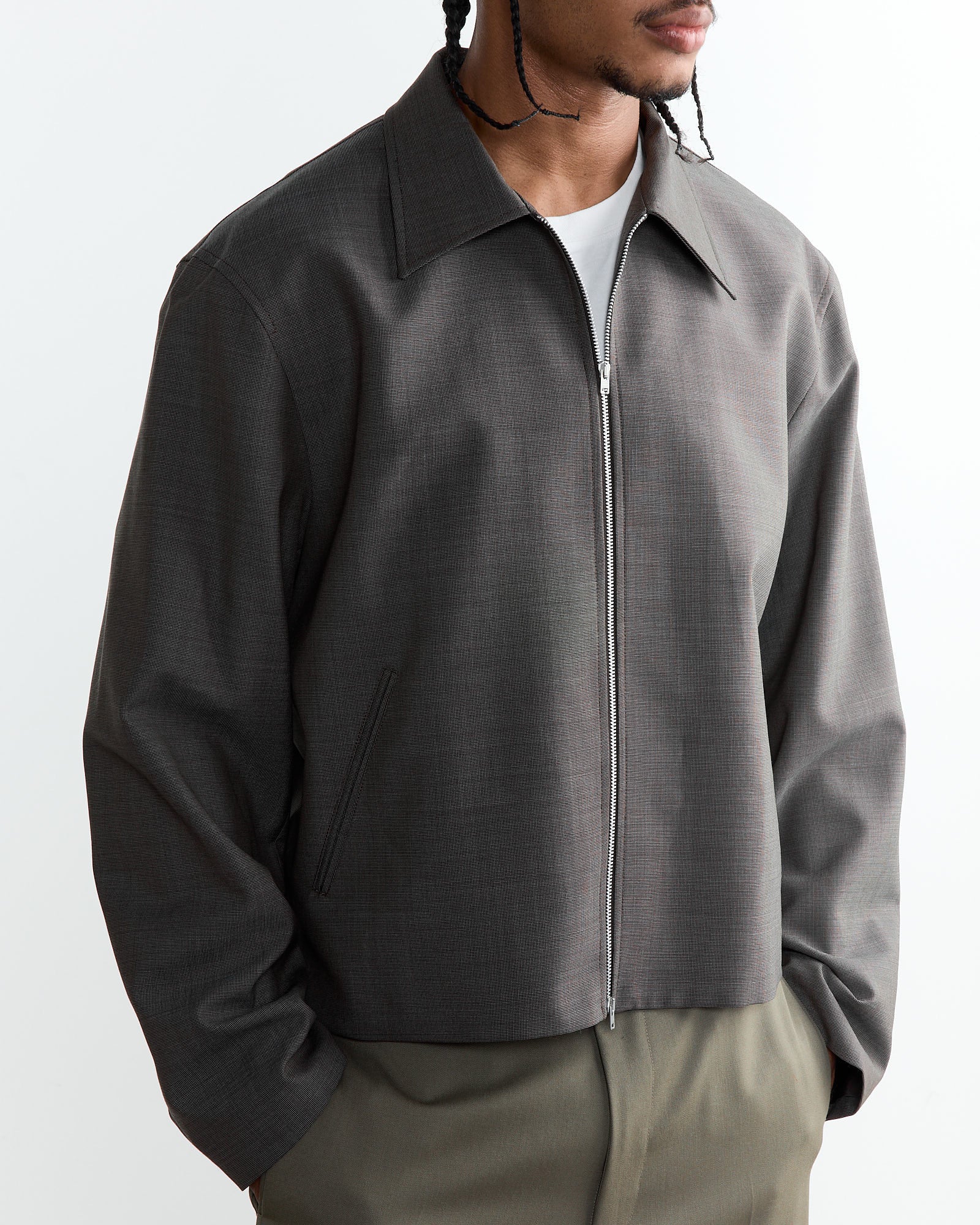 Mini Jacket in Grey Atom - Image 3