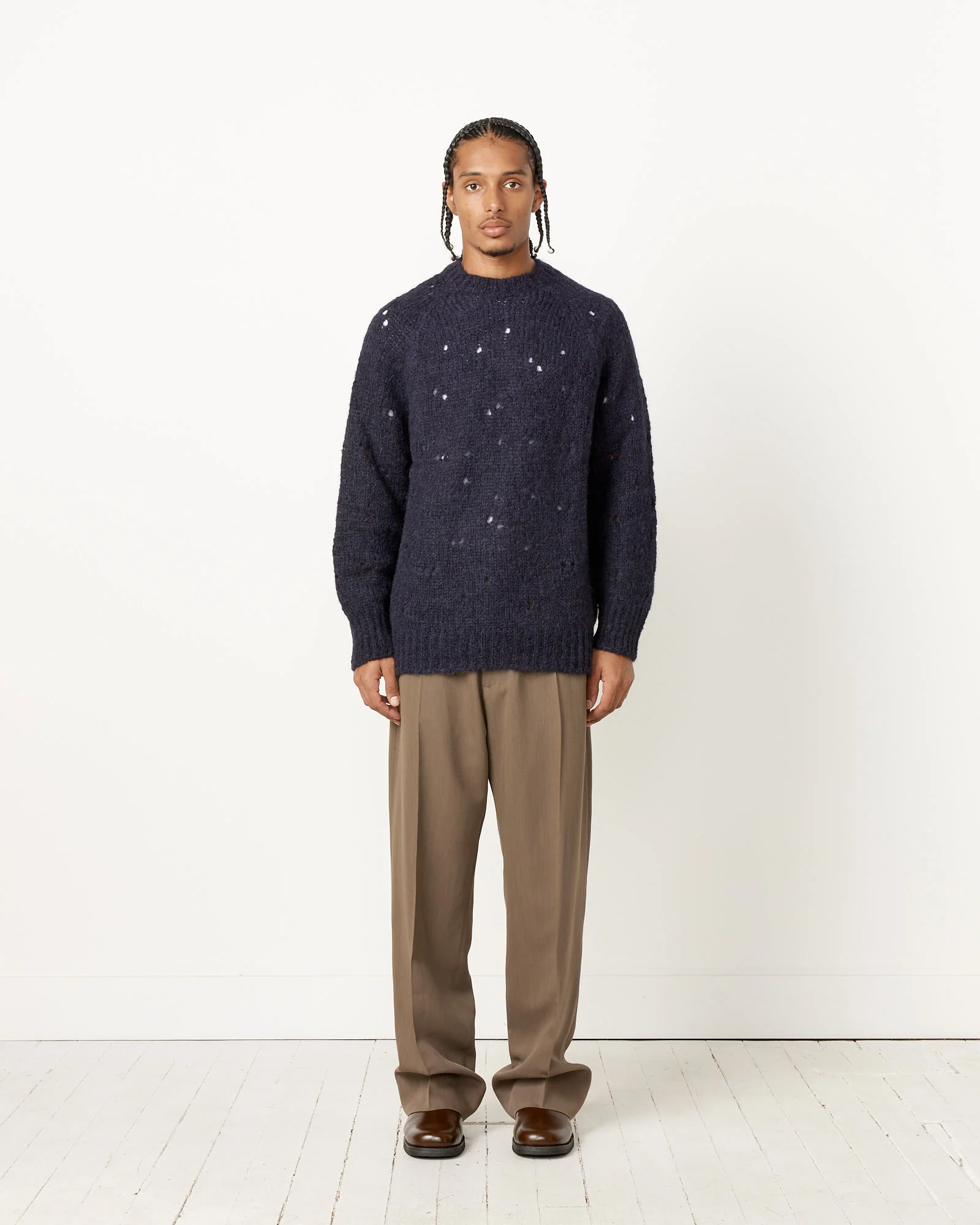 Needle Drop Raglan Sweater - Image 2