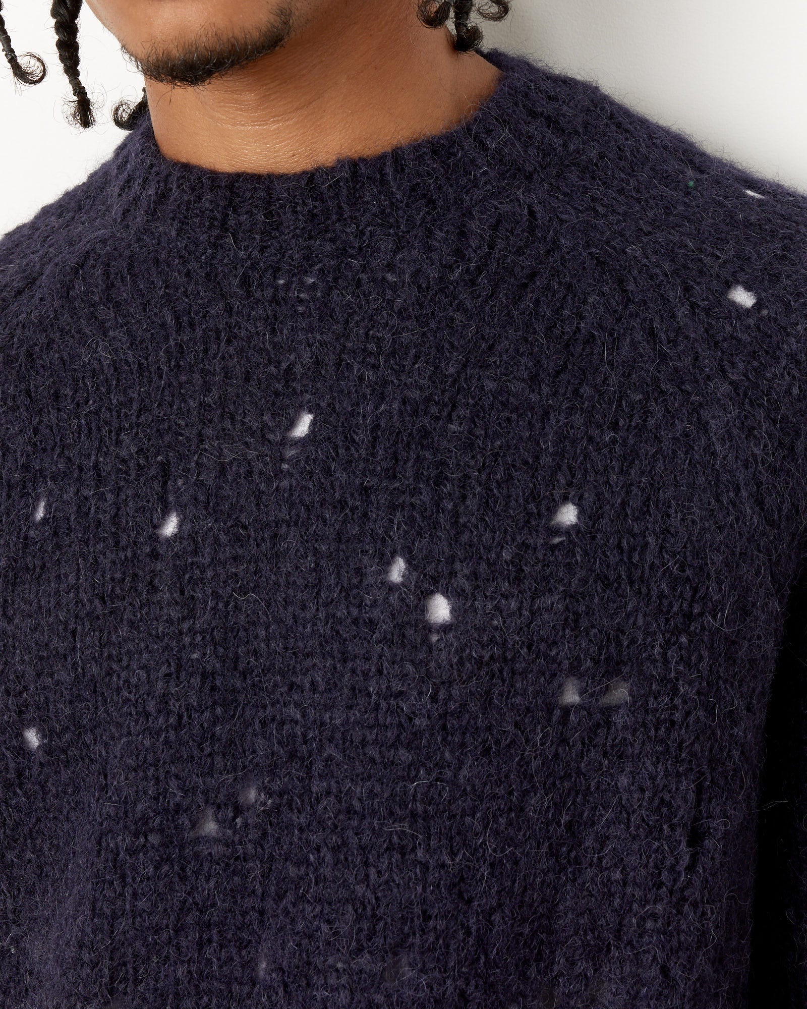 Needle Drop Raglan Sweater - Image 4
