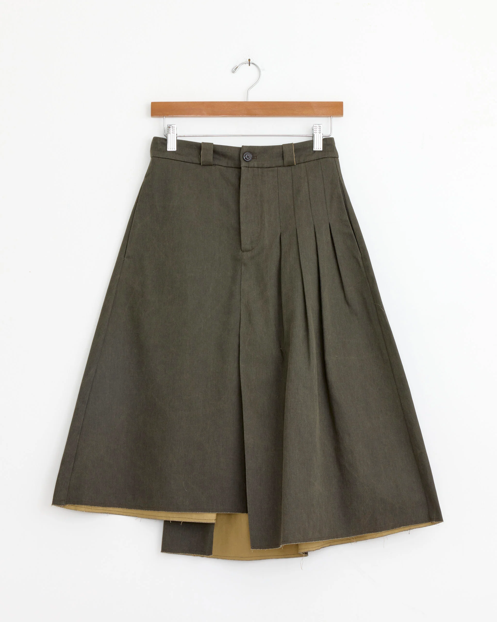 Origami Skirt in Antique Mudd