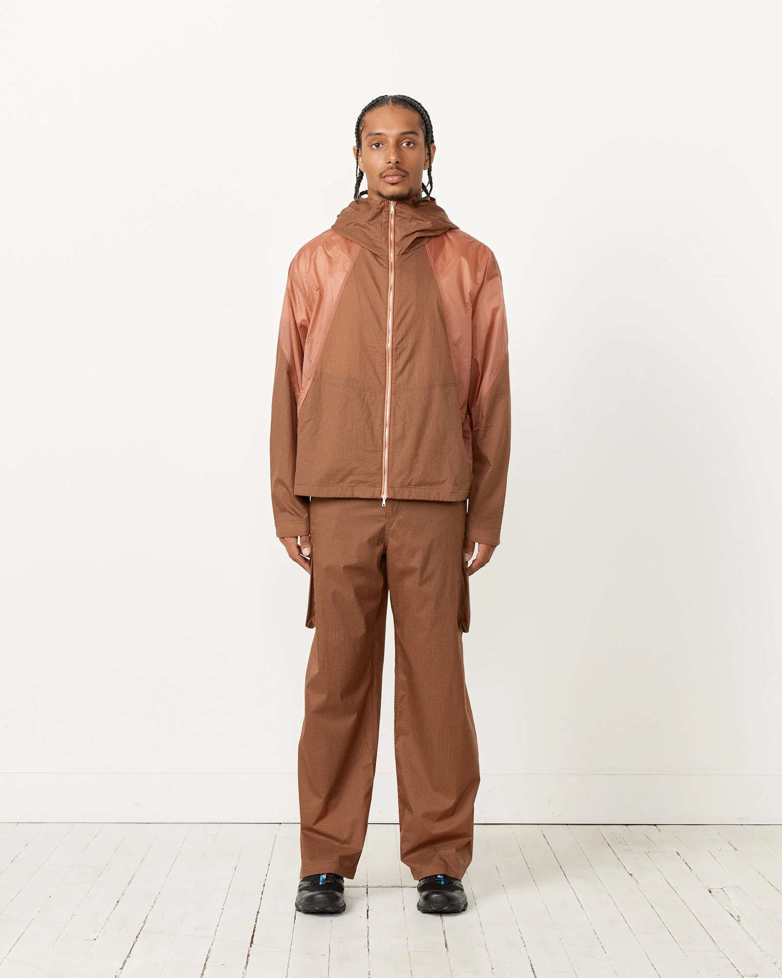 Retrospec Jacket in Golden Brown Tactile Ripstop - Image 2