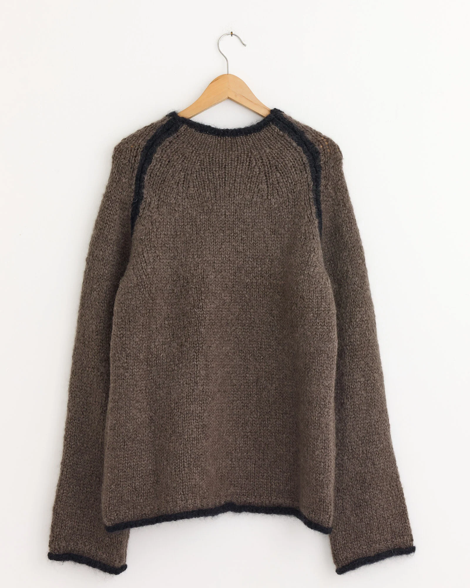 Rider Roundneck Sweater in Steel - Image 3