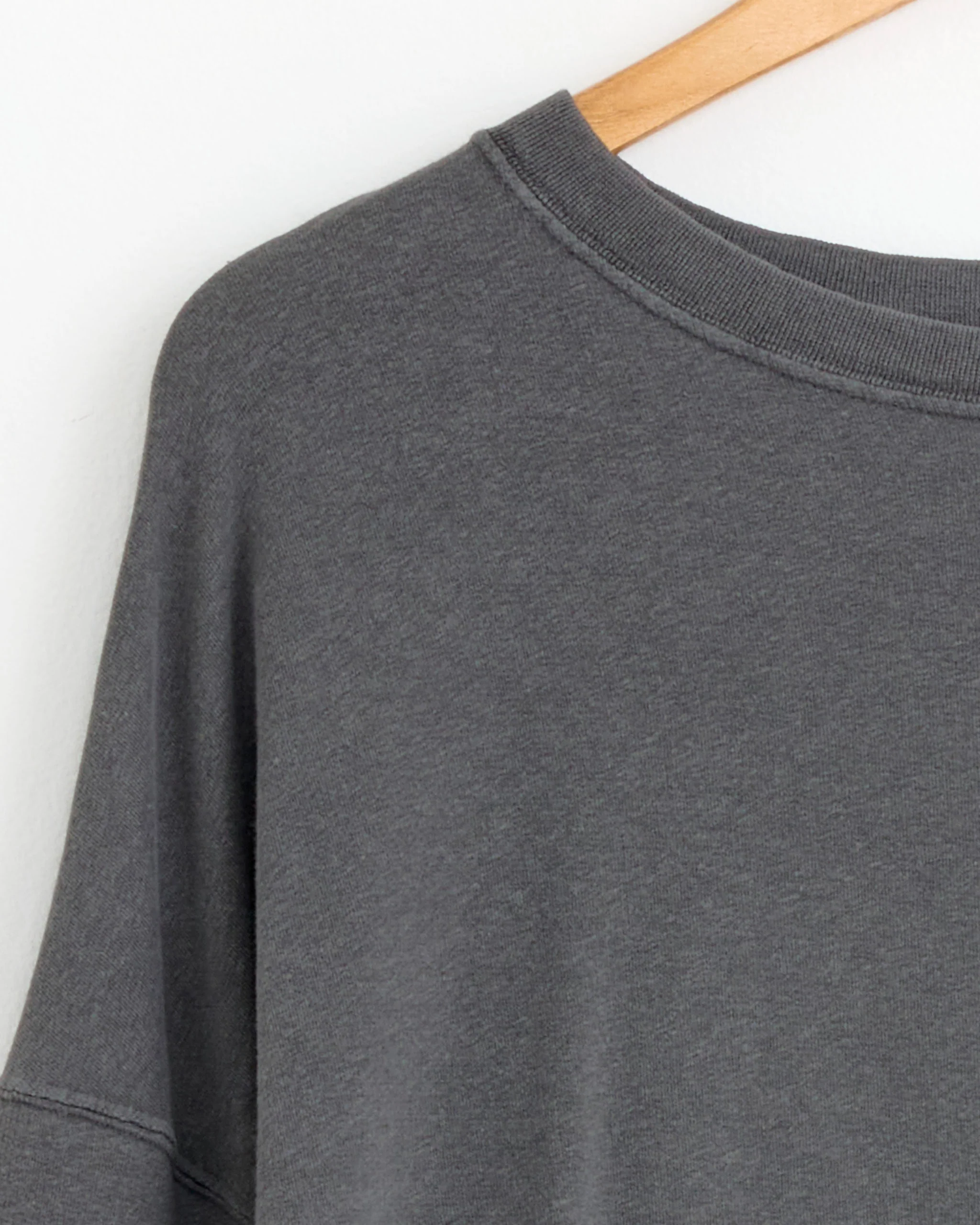 Slack Sweatshirt in Washed Black - Image 3