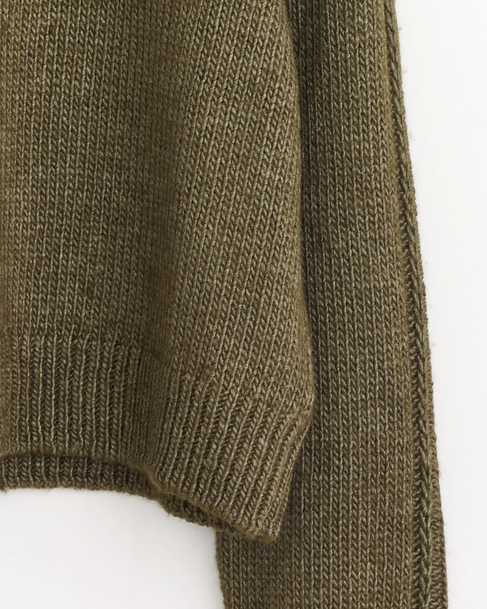 True Roundneck Sweater in Flush Green - Image 2