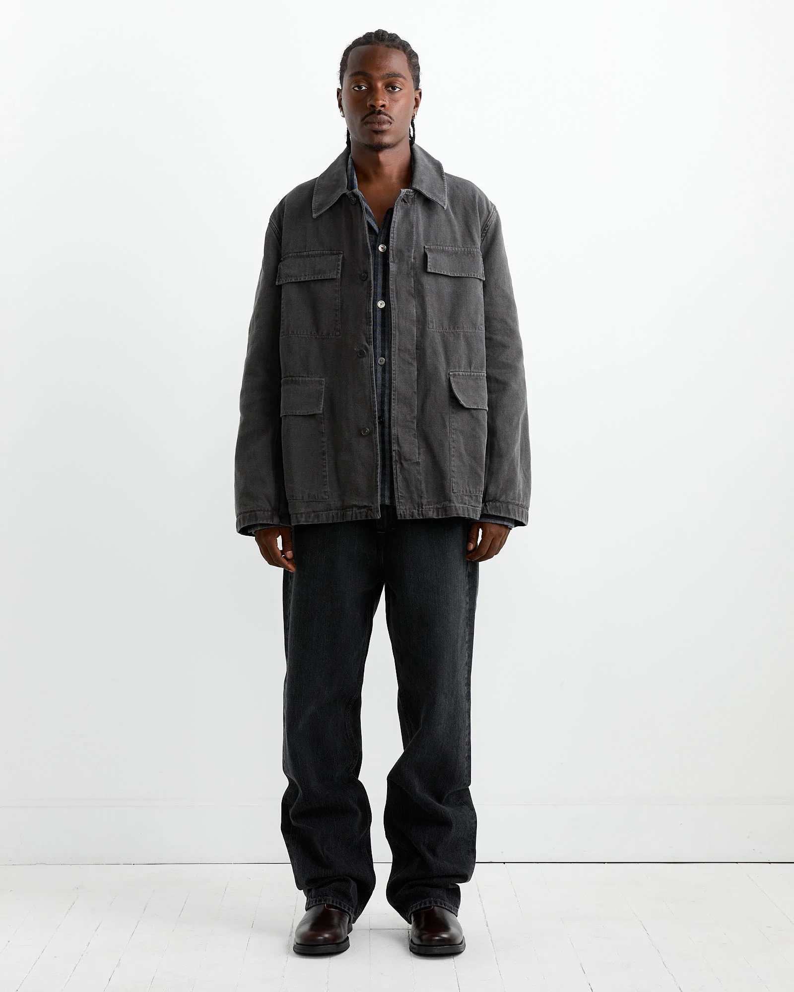 Uniform Jacket in Ash Black - Image 2