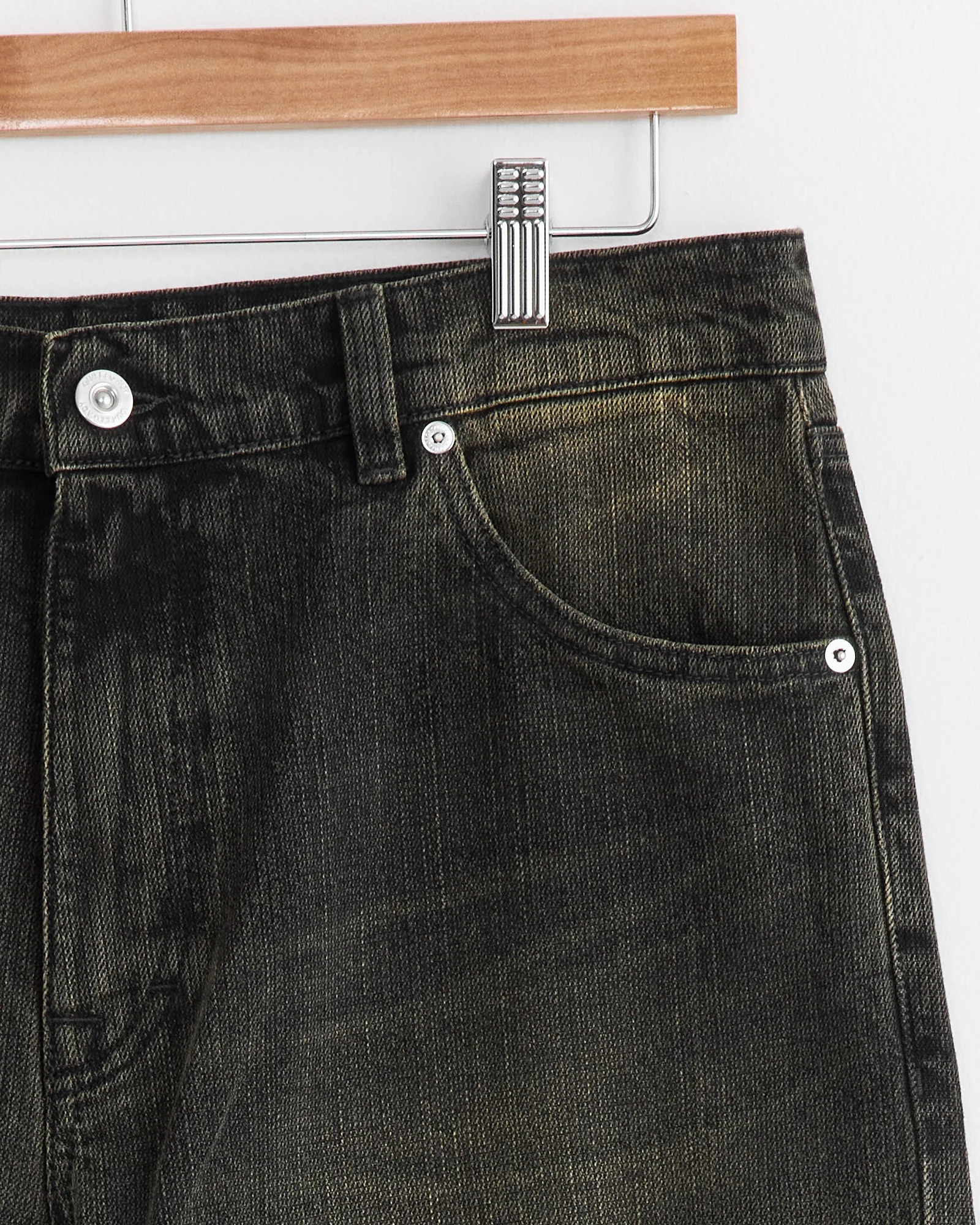 Vast Cut Jean in Black Sand - Image 2